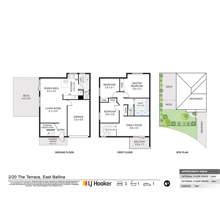 Floorplan of Homely townhouse listing, 2/20 The Terrace, East Ballina NSW 2478