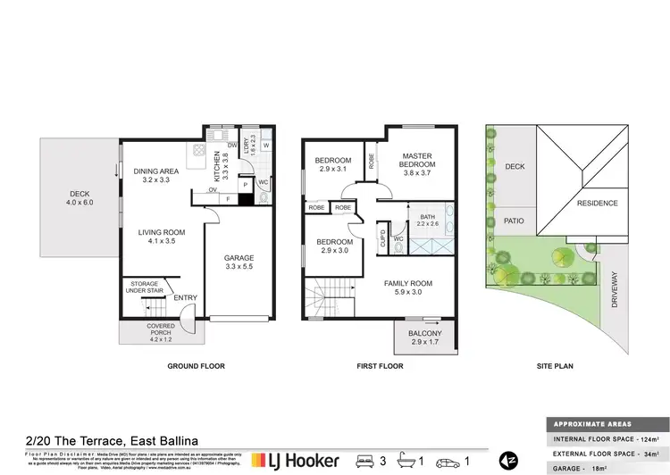 Floorplan of Homely townhouse listing, 2/20 The Terrace, East Ballina NSW 2478