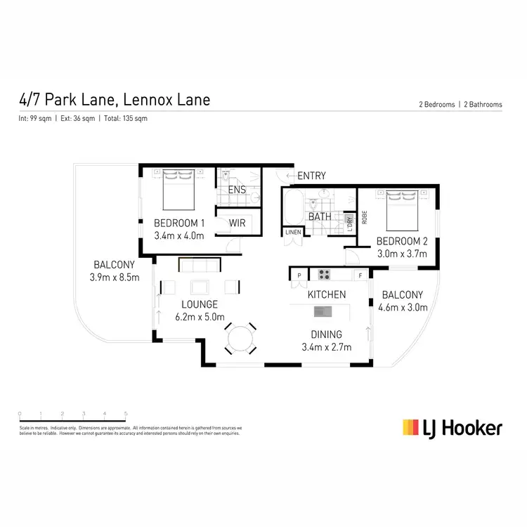 Floorplan of Homely unit listing, 4/7 Park Lane, Lennox Head NSW 2478
