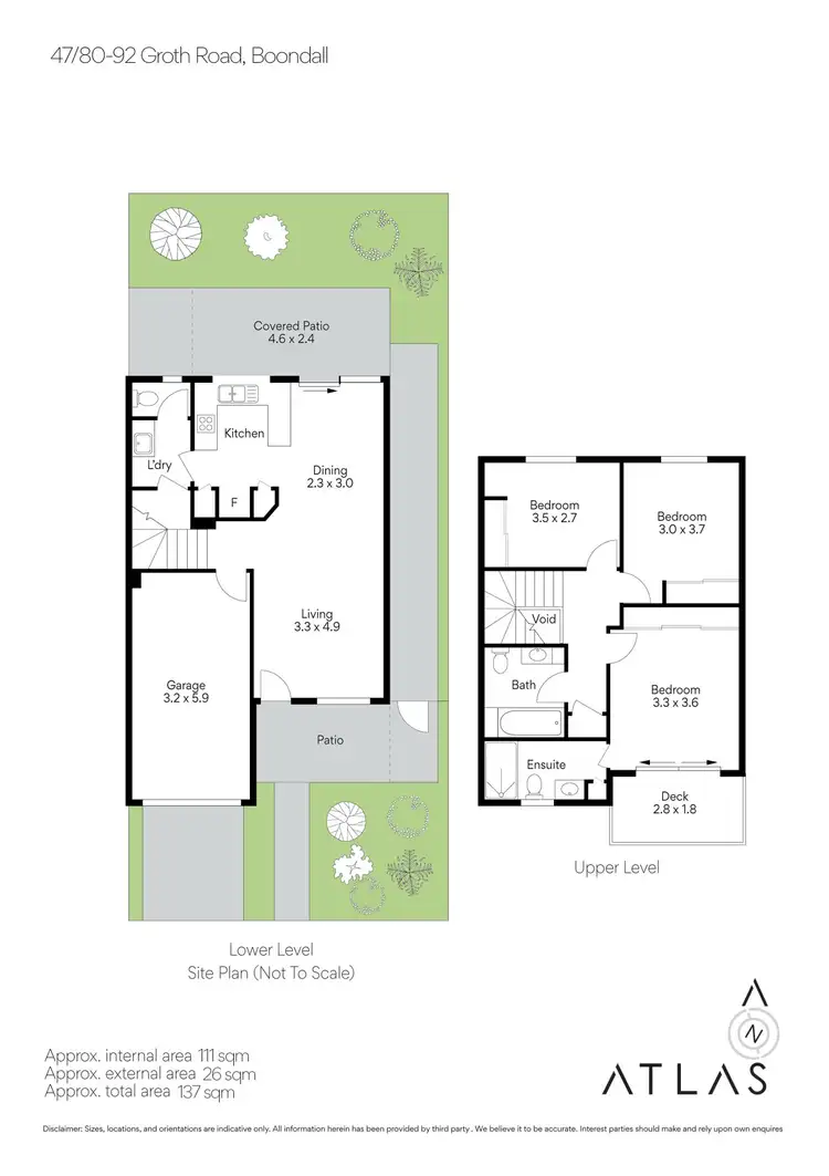Floorplan of Homely townhouse listing, 47/80-92 Groth Road, Boondall QLD 4034