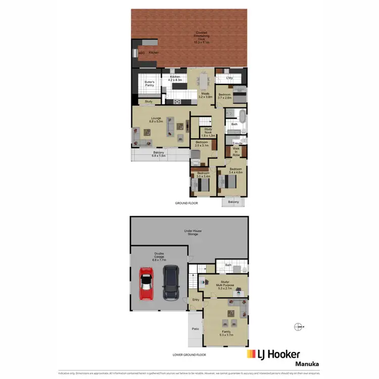 Floorplan of Homely house listing, 83 Jackie Howe Crescent, Macarthur ACT 2904