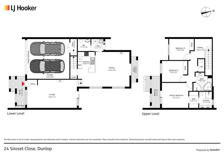 Floorplan of Homely house listing, 24 Siroset Close, Dunlop ACT 2615