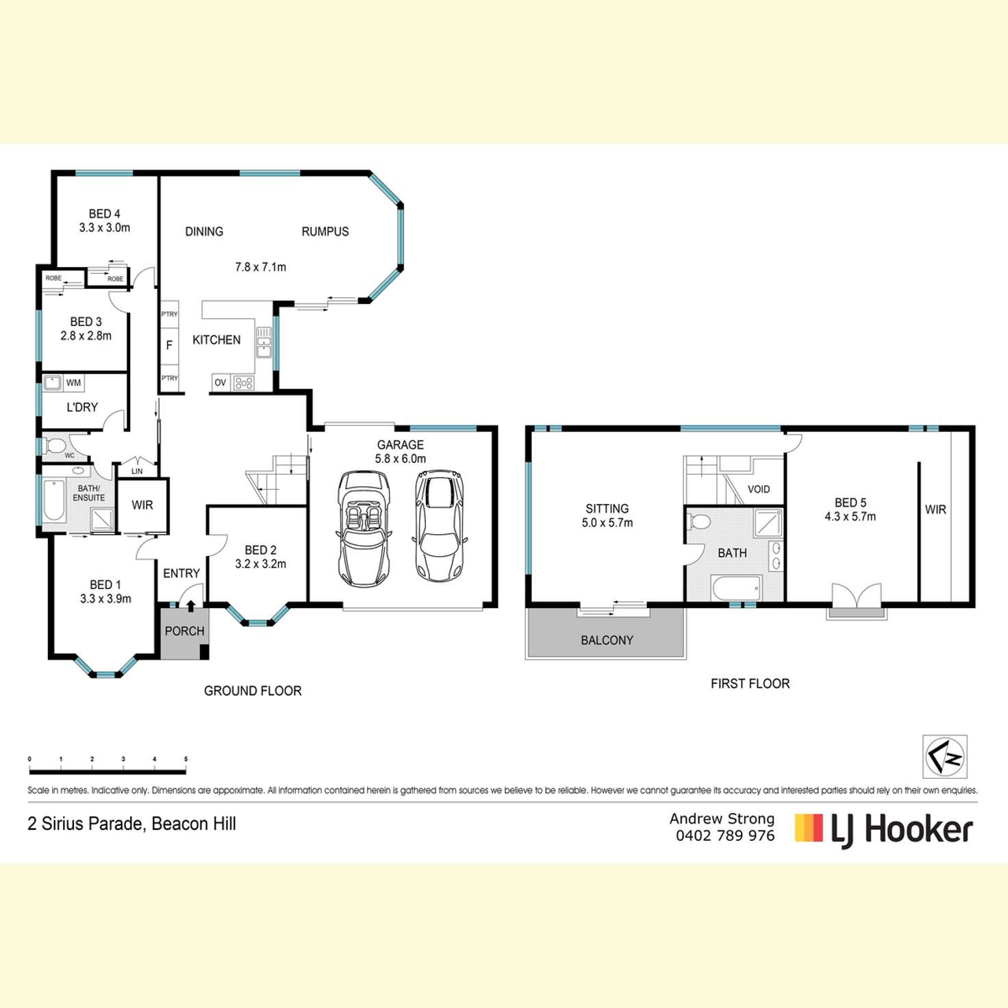 Floorplan of Homely house listing, 2 Sirius Parade, Beacon Hill NSW 2100