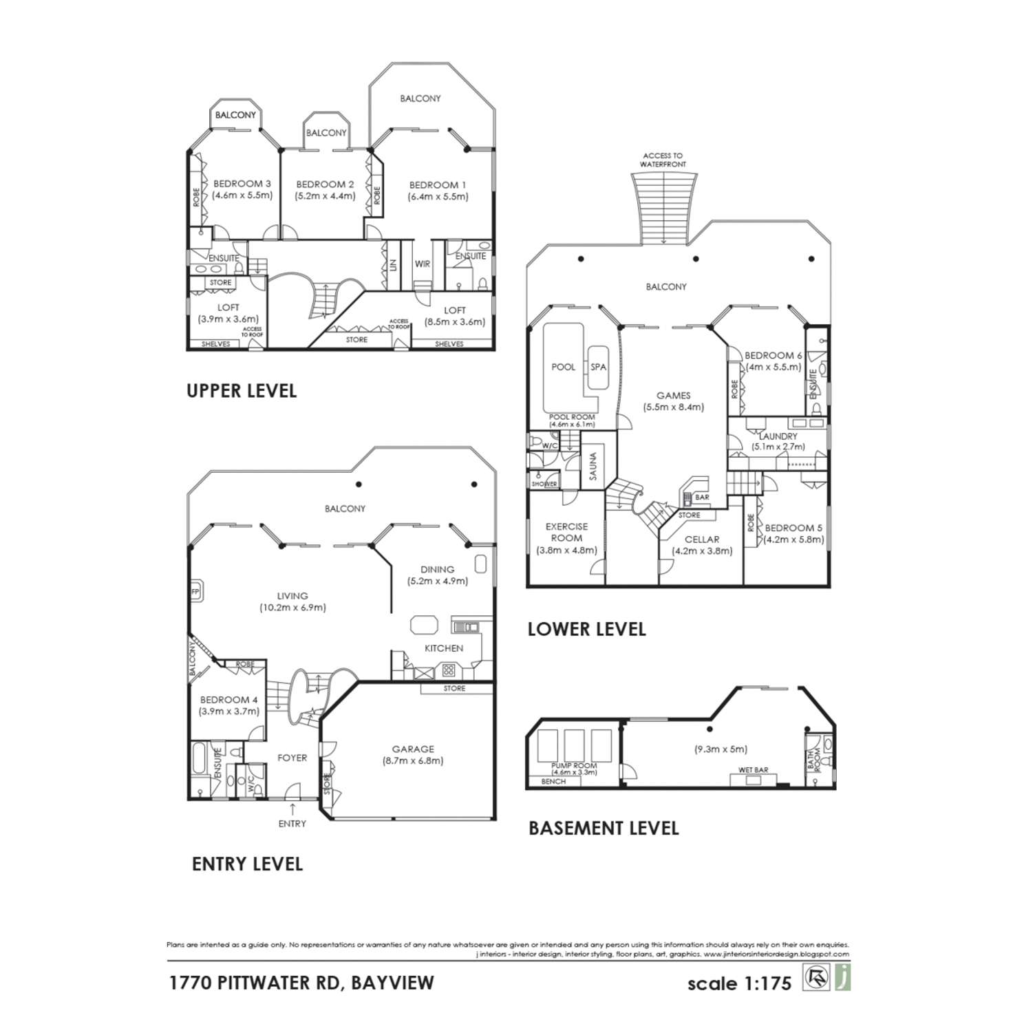 Floorplan of Homely house listing, 1770 Pittwater Road, Bayview NSW 2104