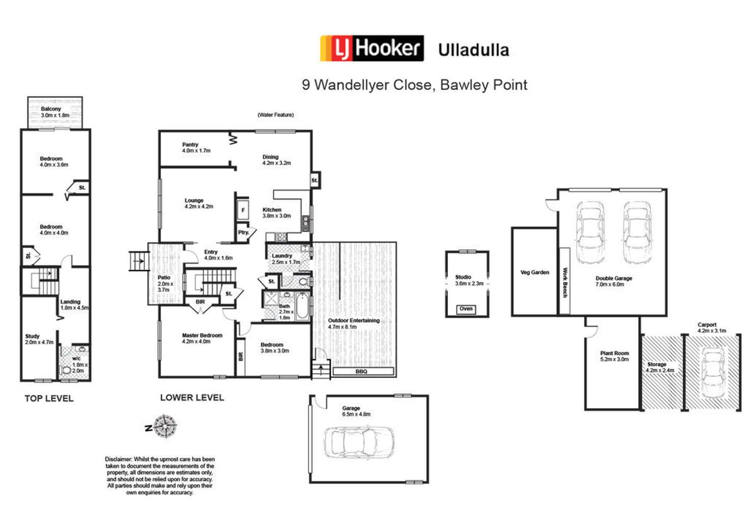 Floorplan of Homely house listing, 9 Wandellyer Close, Bawley Point NSW 2539
