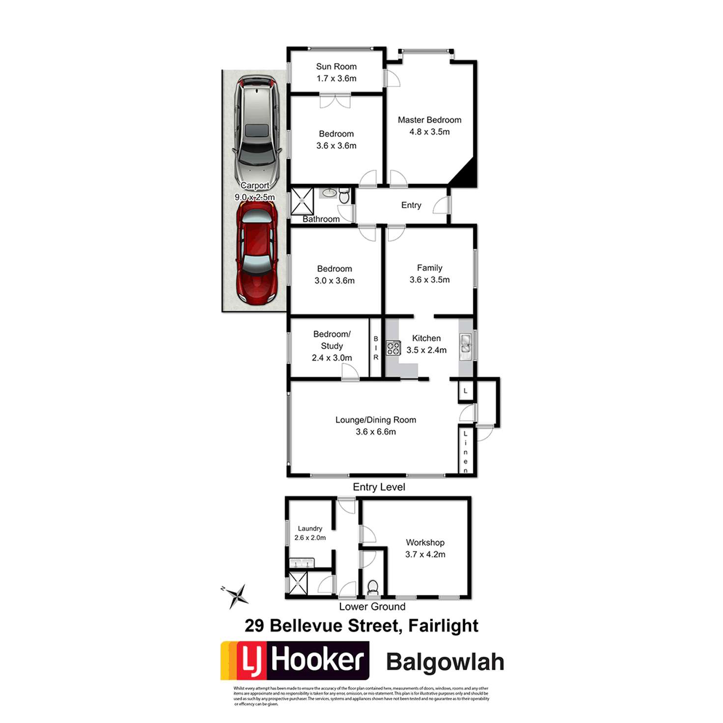 Floorplan of Homely house listing, 29 Bellevue Street, Fairlight NSW 2094