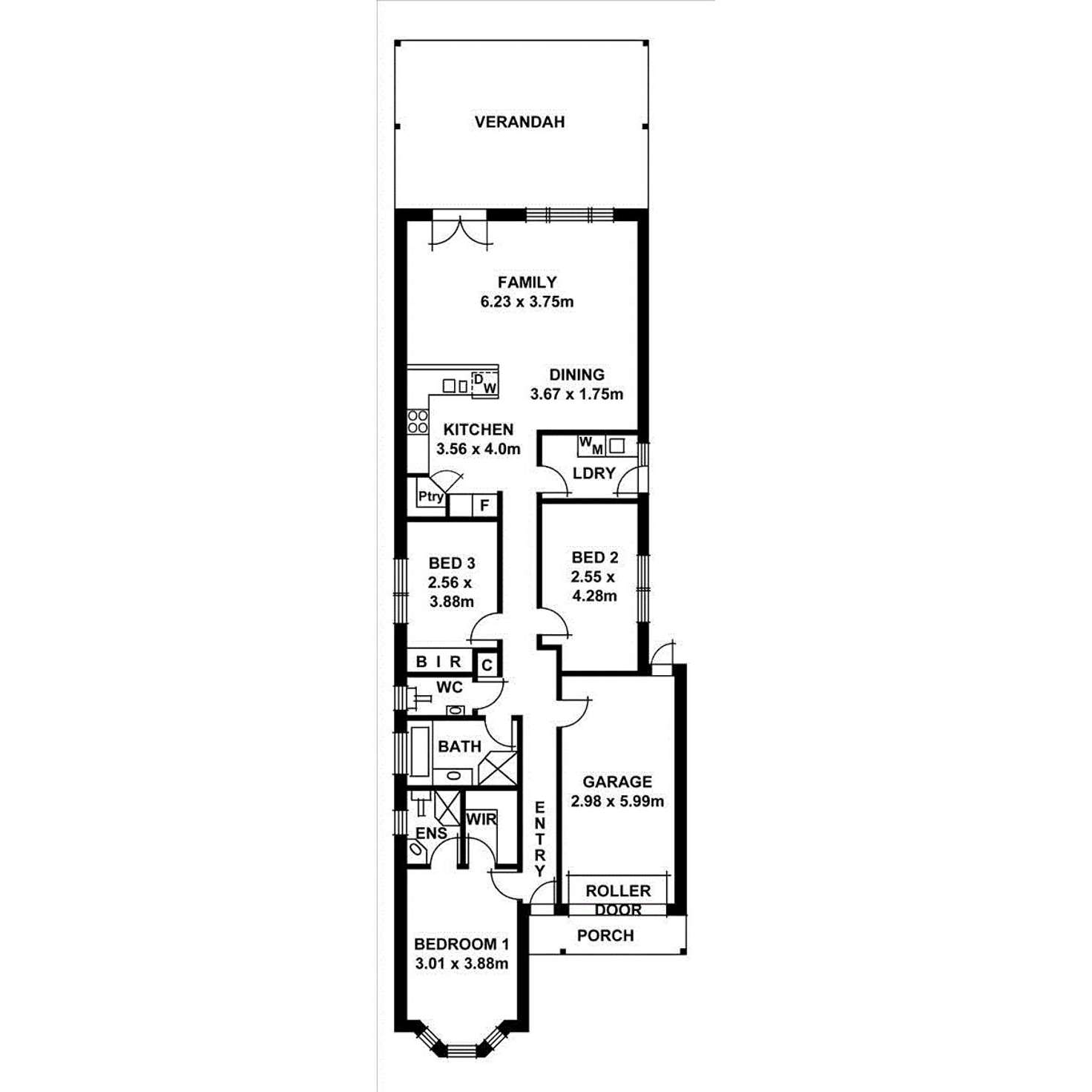 Floorplan of Homely house listing, 52 Bakewell Road, Evandale SA 5069