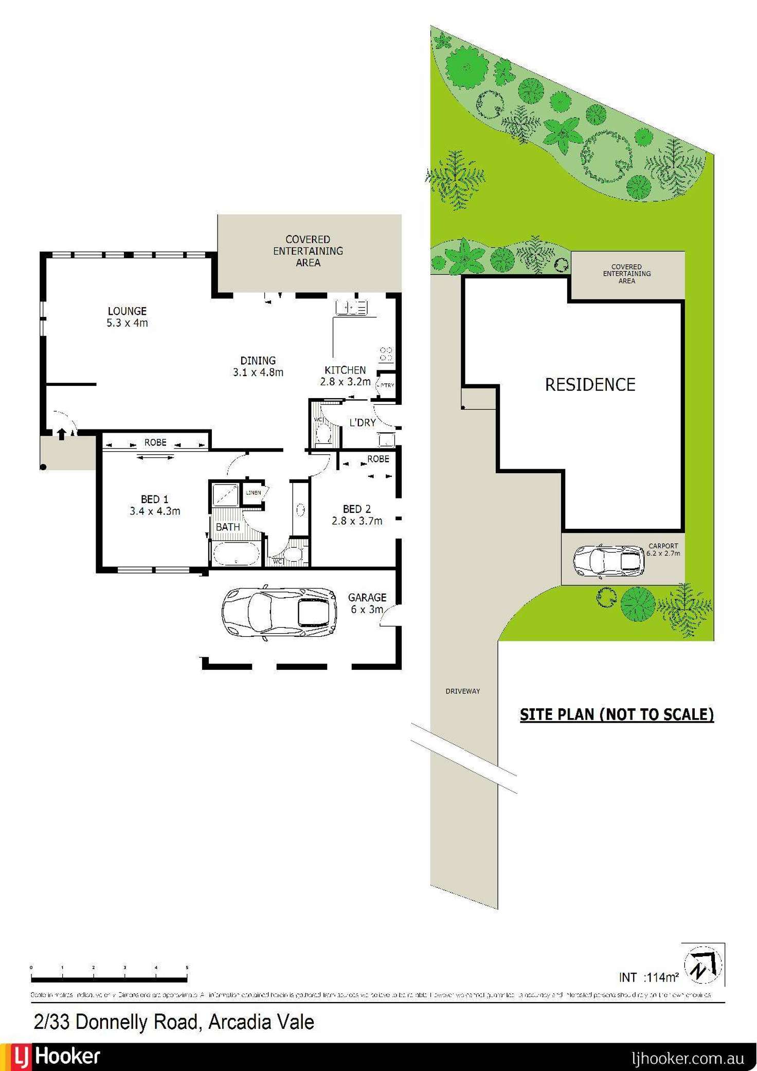 Floorplan of Homely house listing, 2/33 Donnelly Road, Arcadia Vale NSW 2283