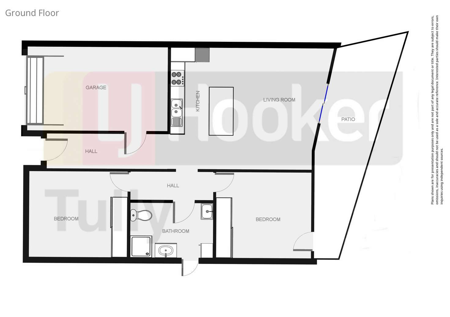 Floorplan of Homely unit listing, 2/11 McQuillen Street, Tully QLD 4854