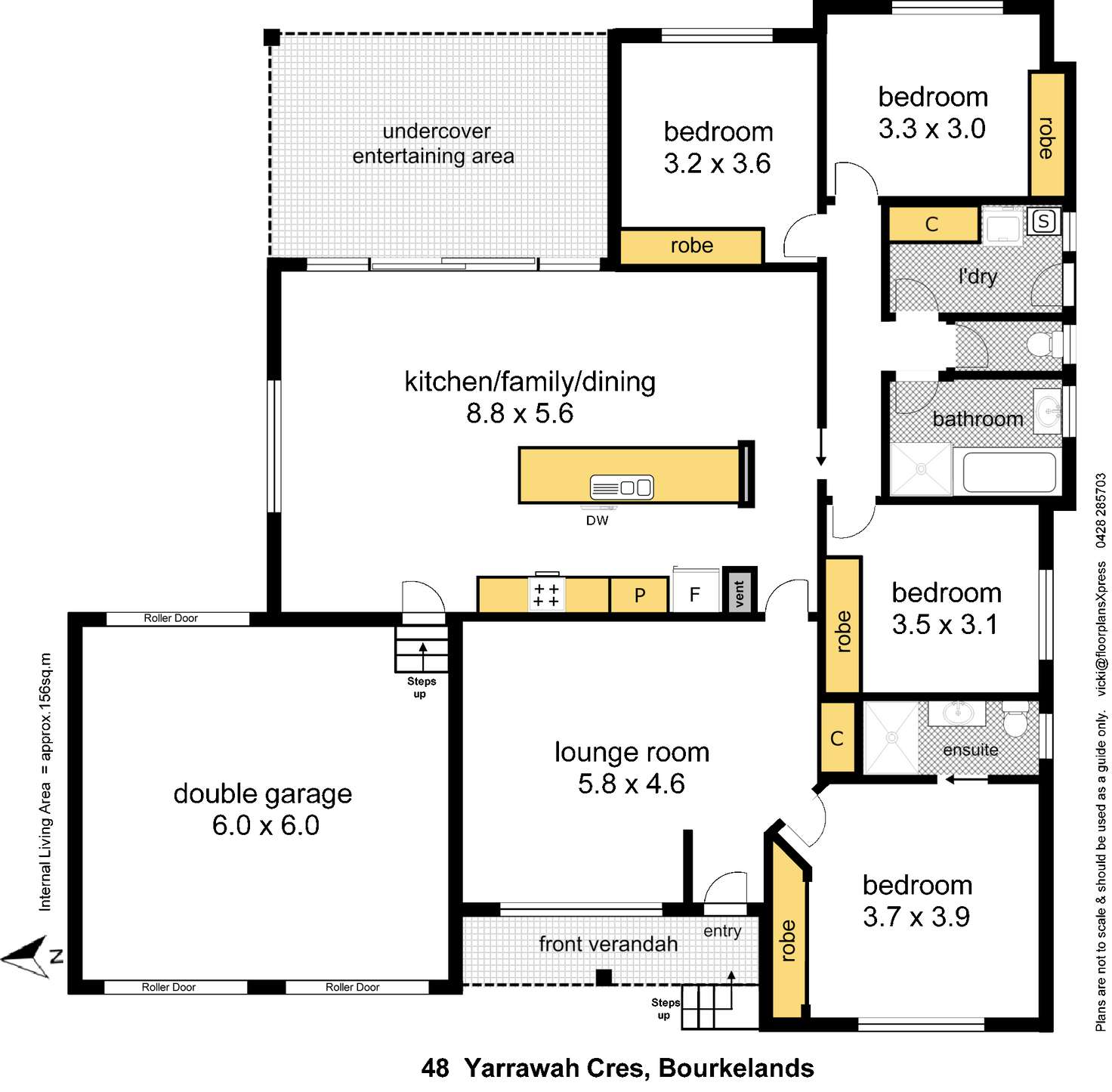 Floorplan of Homely house listing, 48 Yarrawah Crescent, Bourkelands NSW 2650