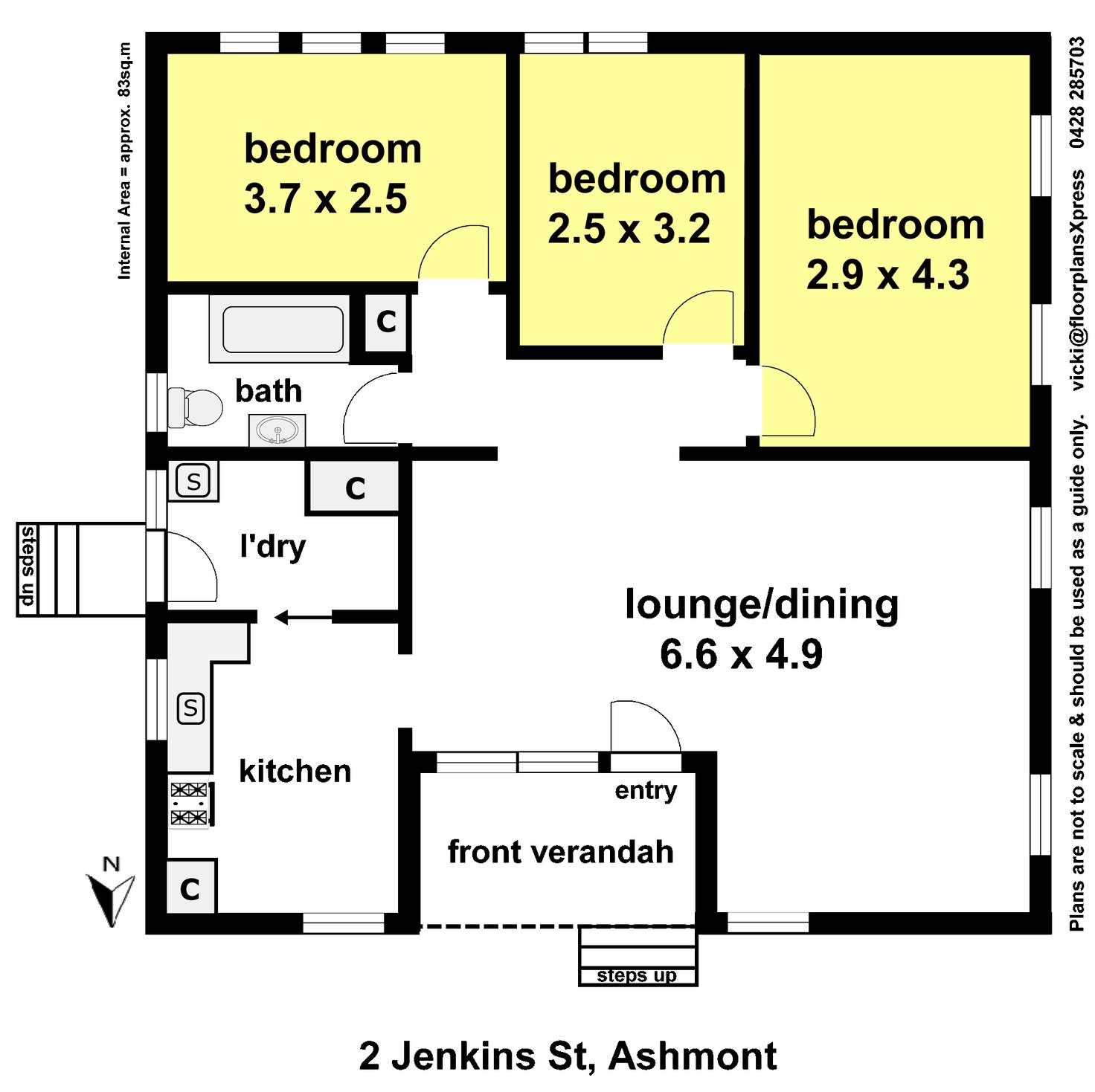 Floorplan of Homely house listing, 2 Jenkins Street, Ashmont NSW 2650