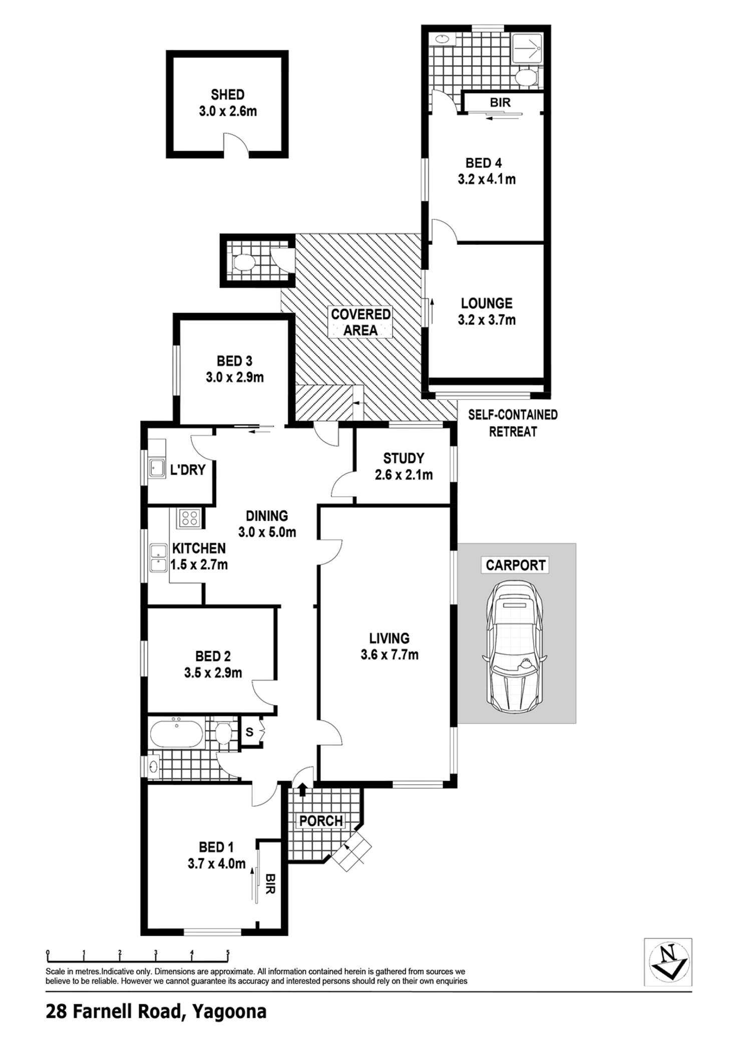 Floorplan of Homely house listing, 28 Farnell Rd, Yagoona NSW 2199