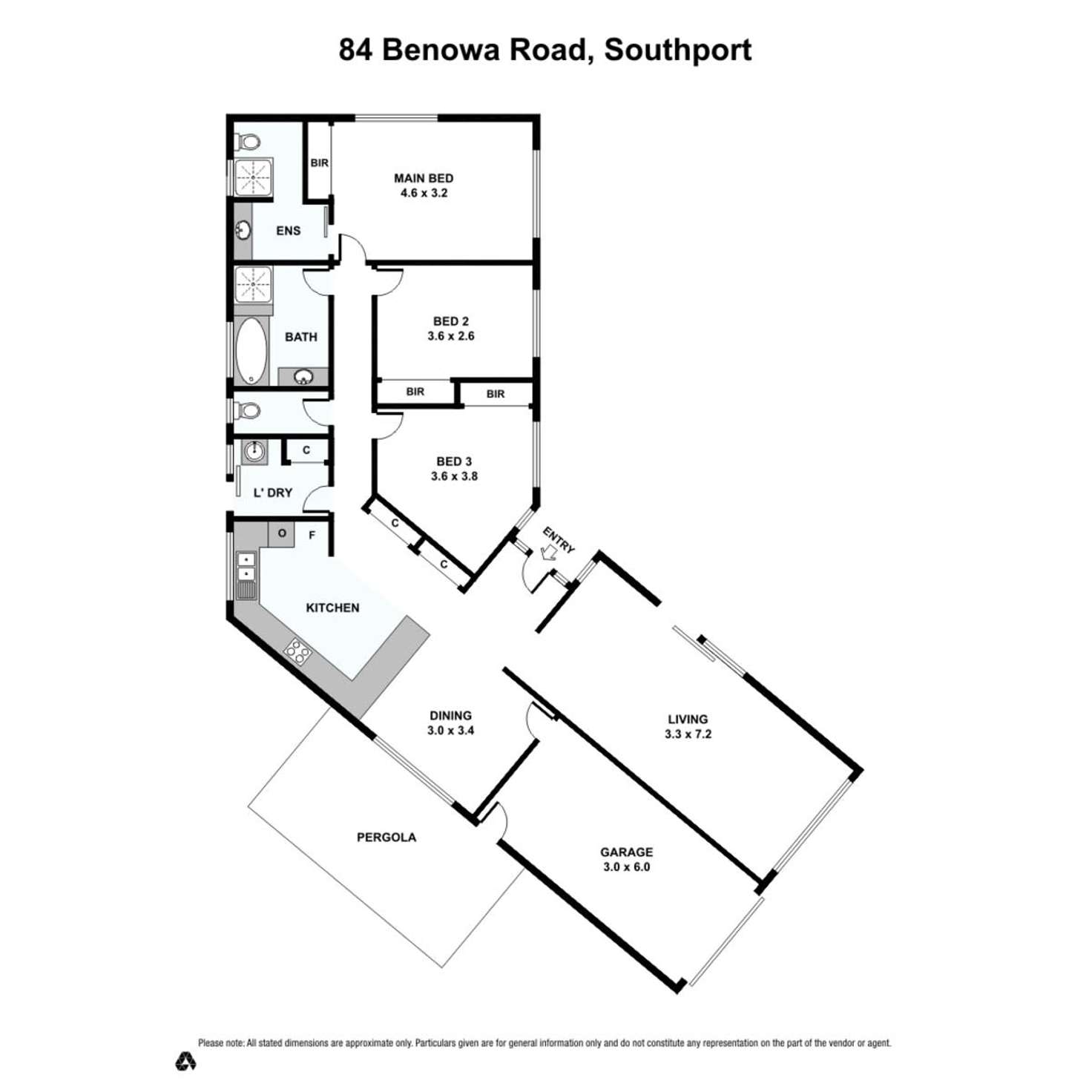 Floorplan of Homely house listing, 84 Benowa Road, Southport QLD 4215