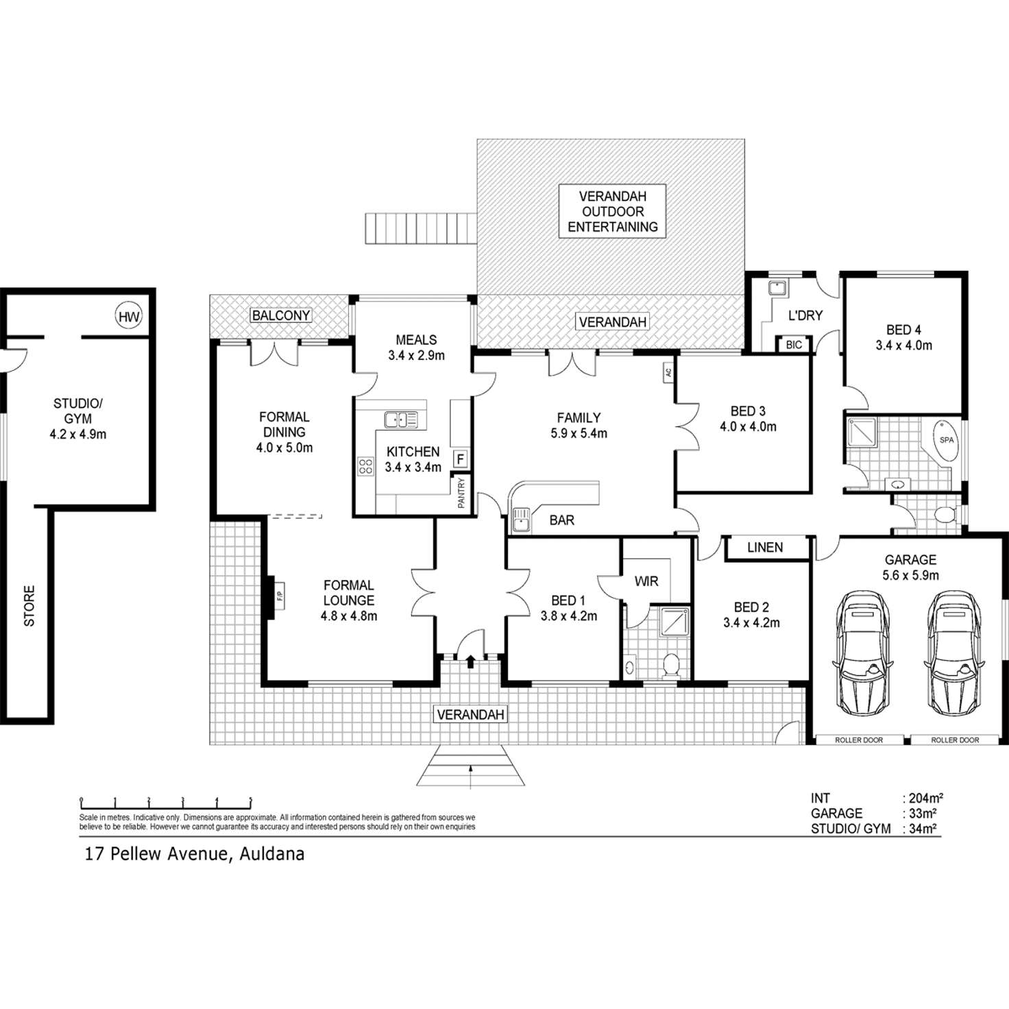 Floorplan of Homely house listing, 17 Pellew Avenue, Auldana SA 5072