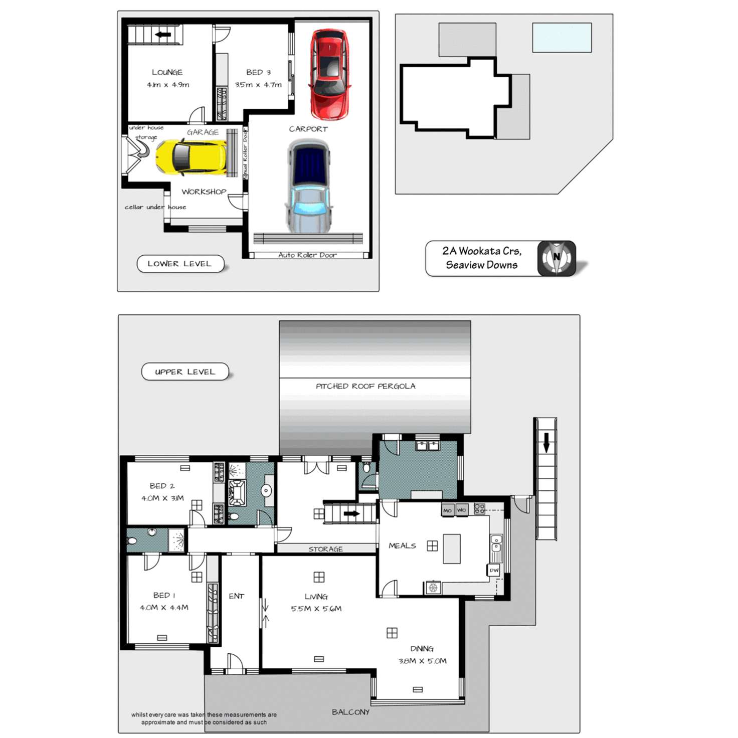 Floorplan of Homely house listing, 2A Wookata Crescent, Seaview Downs SA 5049