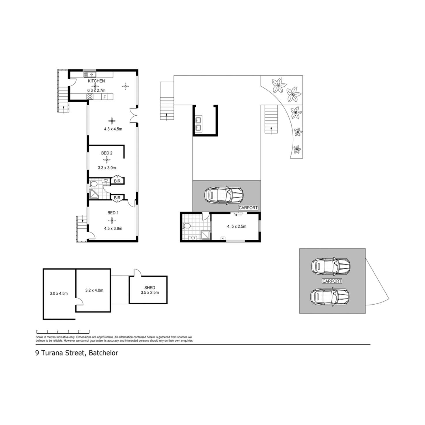 Floorplan of Homely house listing, 9 Turana Street, Batchelor NT 845