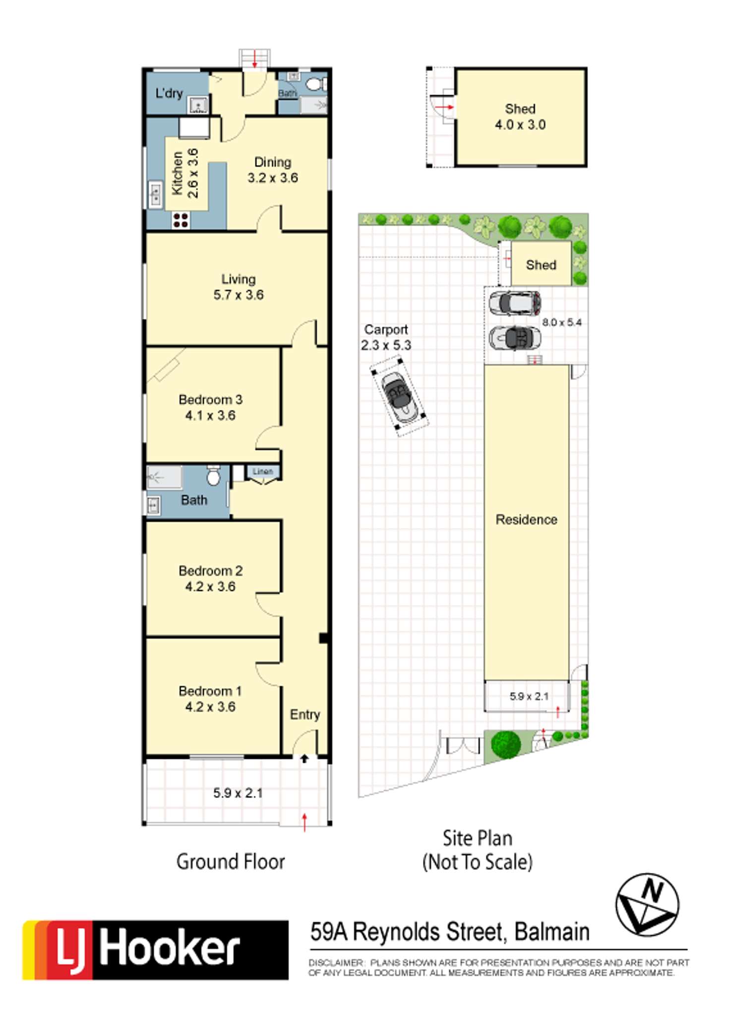 Floorplan of Homely house listing, 59A Reynolds Street, Balmain NSW 2041