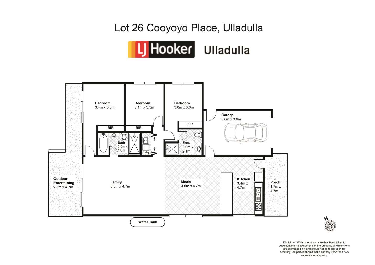 Floorplan of Homely house listing, 10 Cooyoyo Close, Ulladulla NSW 2539
