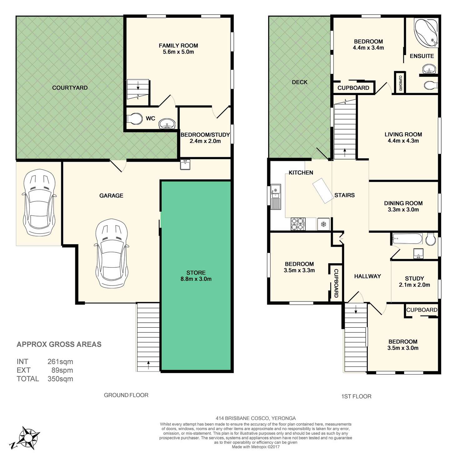 Floorplan of Homely house listing, 414 Brisbane Corso, Yeronga QLD 4104