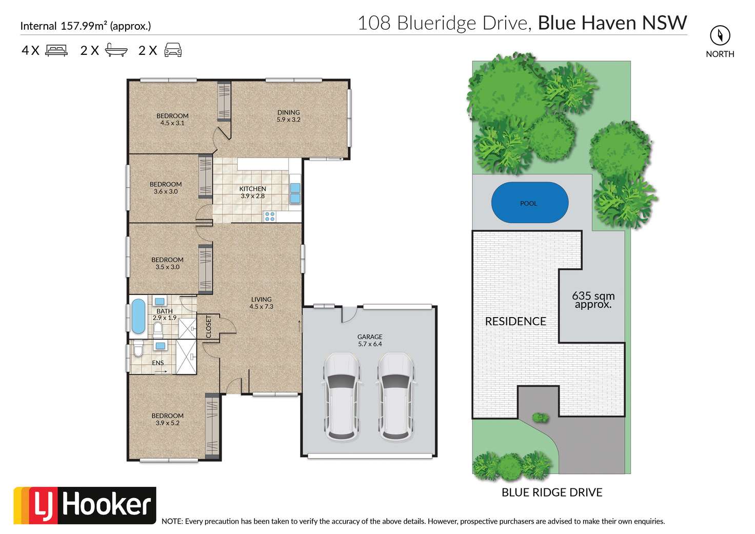 Floorplan of Homely house listing, 108 Blueridge Drive, Blue Haven NSW 2262