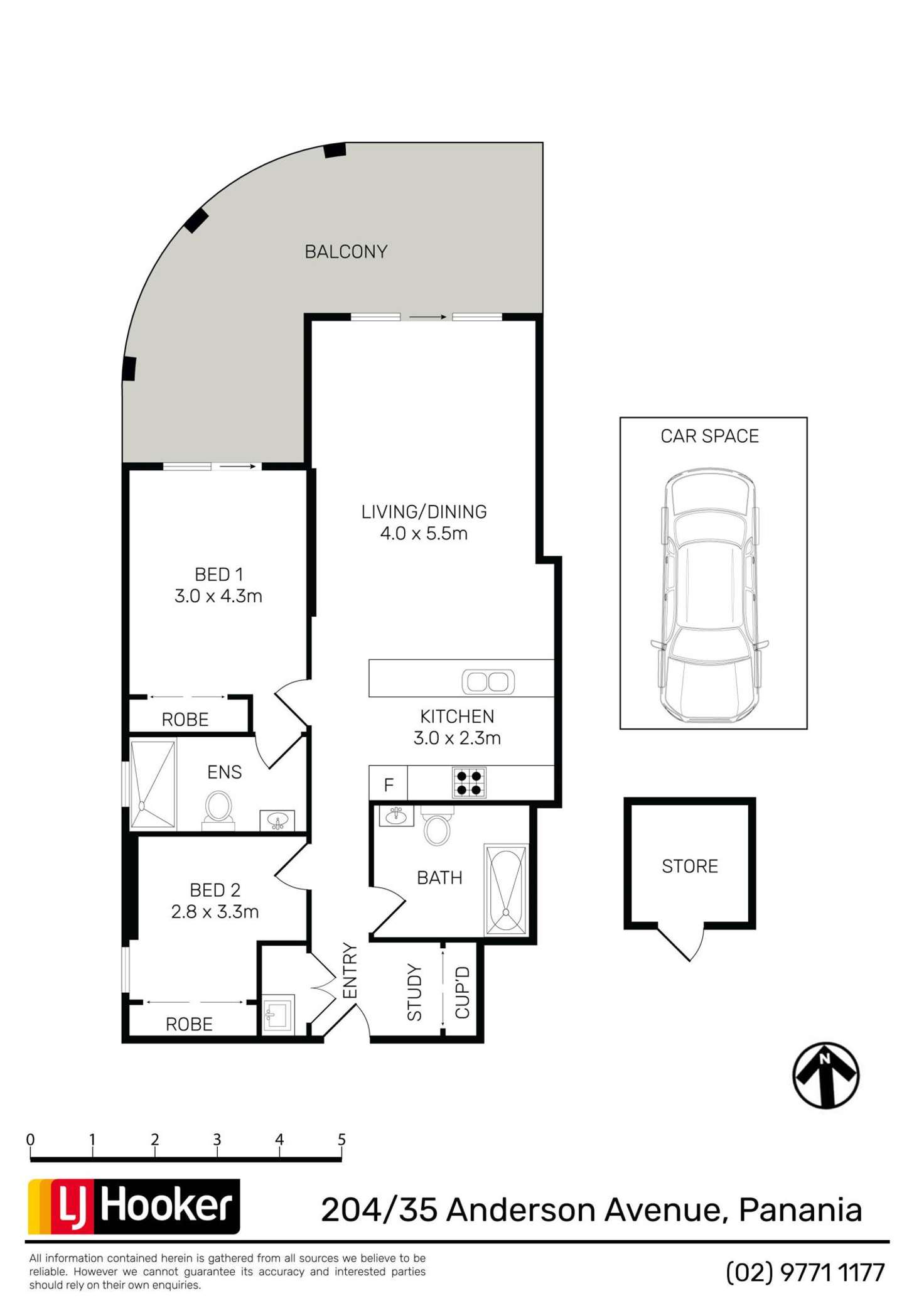 Floorplan of Homely unit listing, 16/35 Anderson Avenue, Panania NSW 2213
