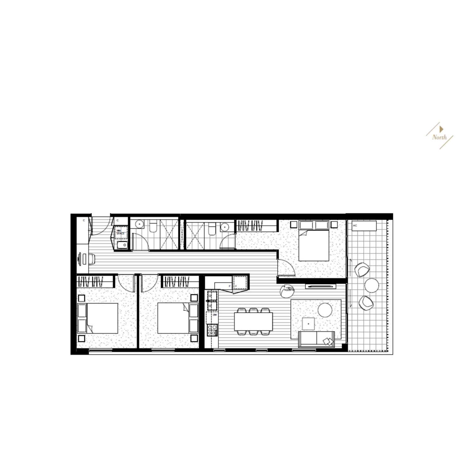 Floorplan of Homely apartment listing, 909/20-24 Hepburn Road, Doncaster VIC 3108