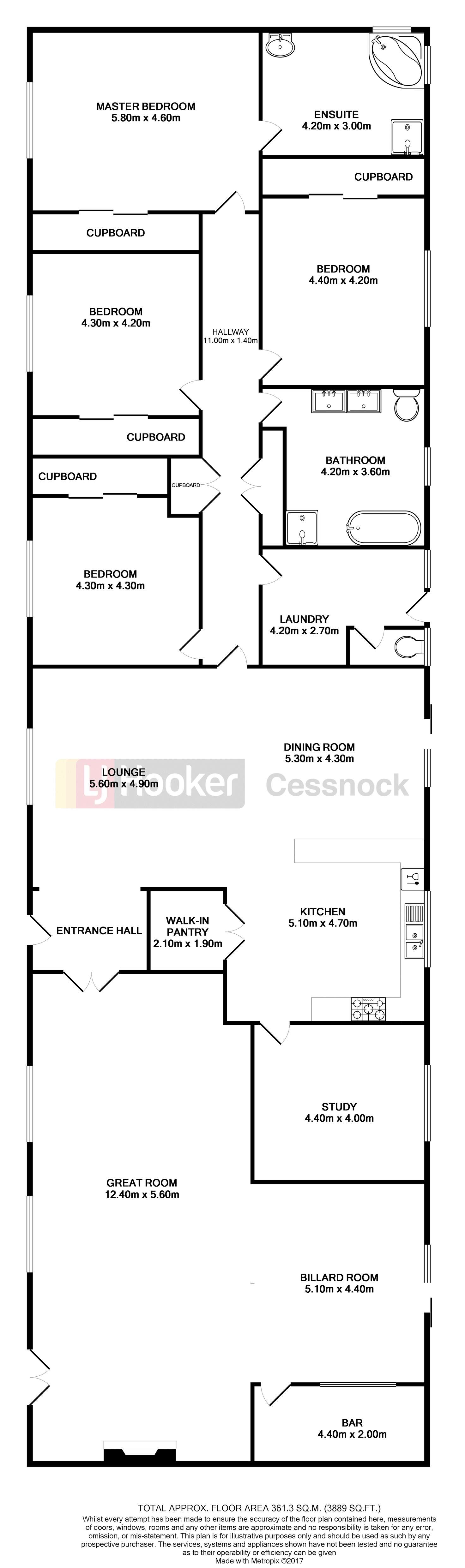 Floorplan of Homely house listing, 500 Maitland Road, Cessnock NSW 2325