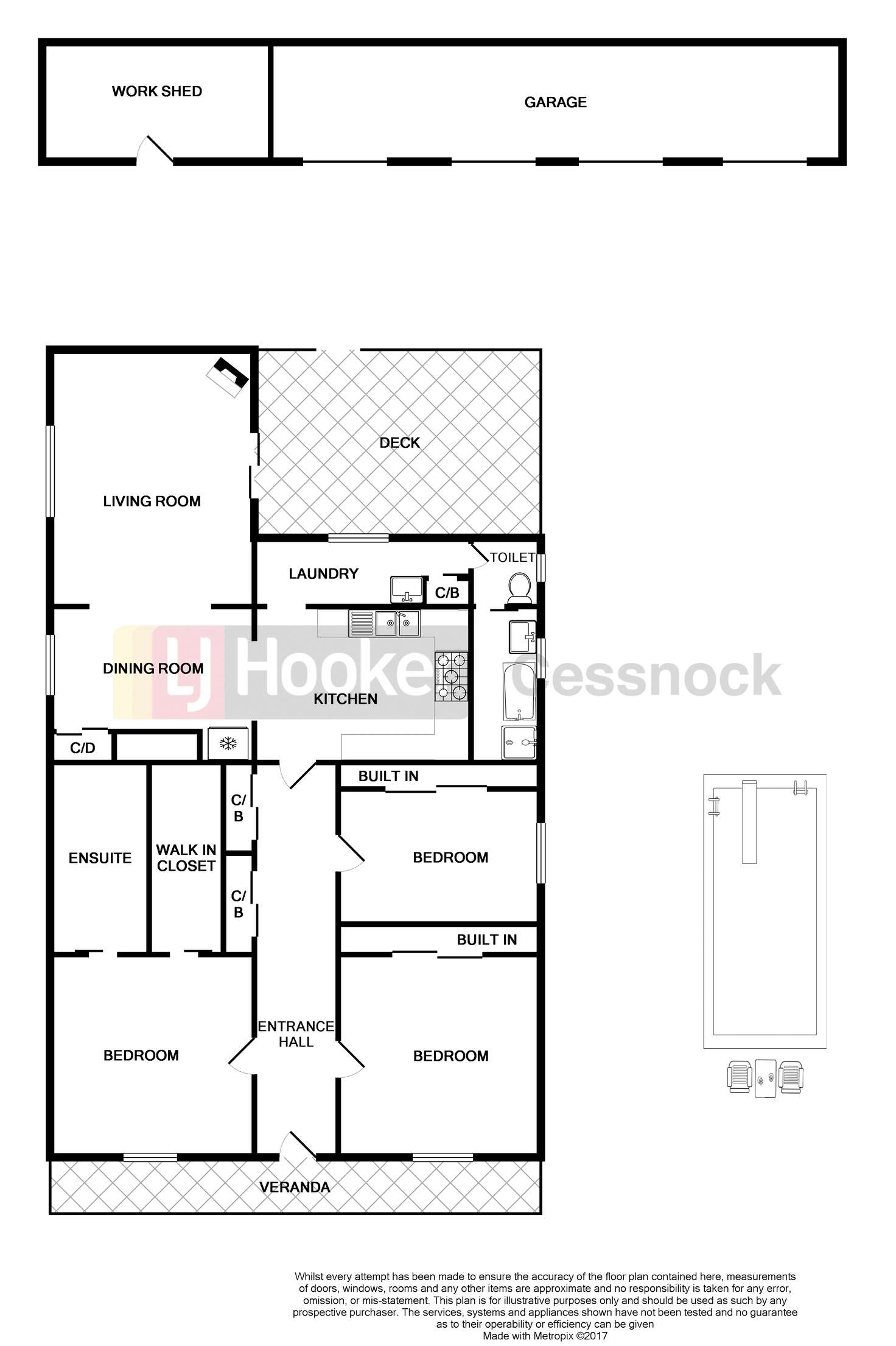 Floorplan of Homely house listing, 23 Margaret Street, Cessnock NSW 2325