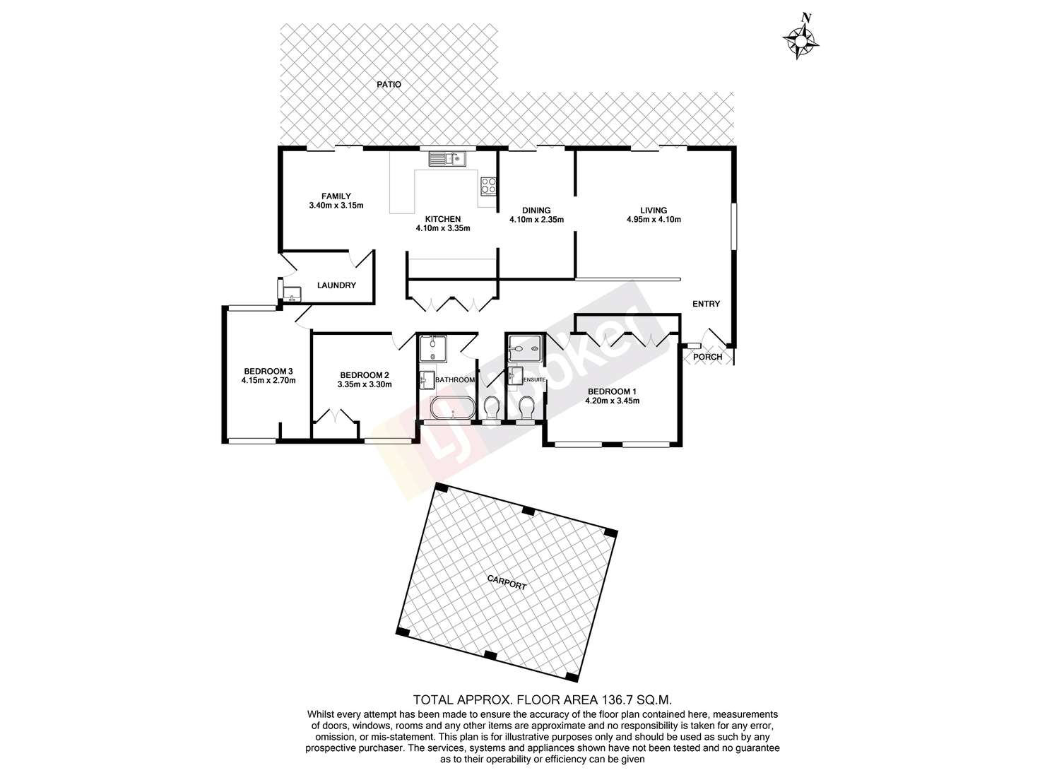 Floorplan of Homely house listing, 7 Tetra Place, Algester QLD 4115