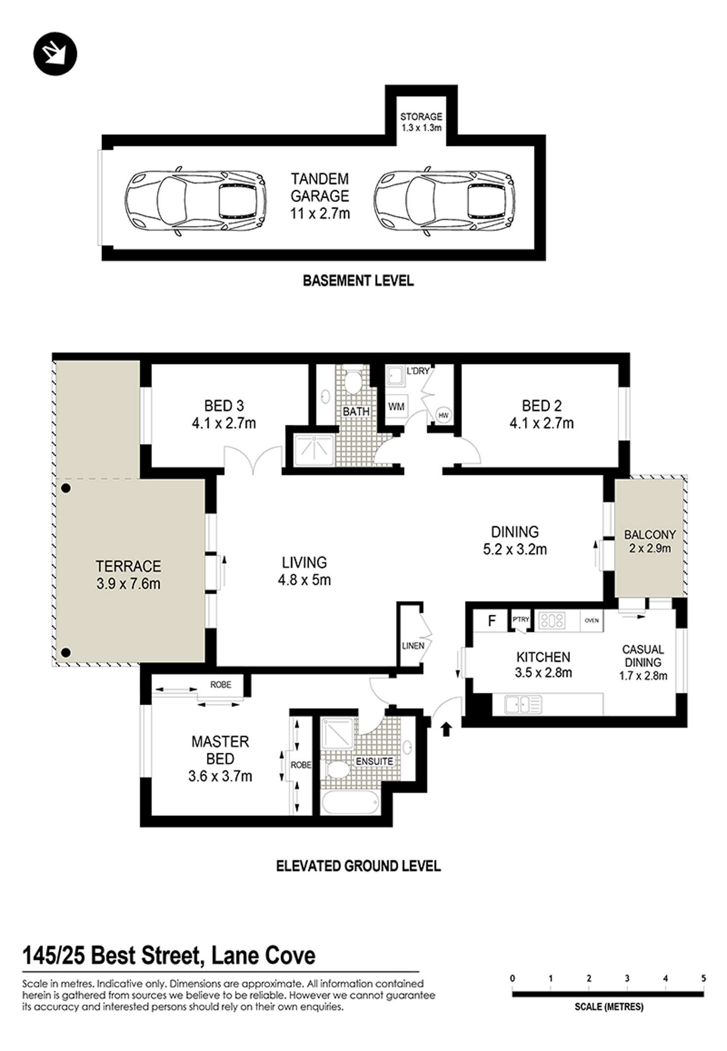 Floorplan of Homely unit listing, 145/25 Best Street, Lane Cove NSW 2066