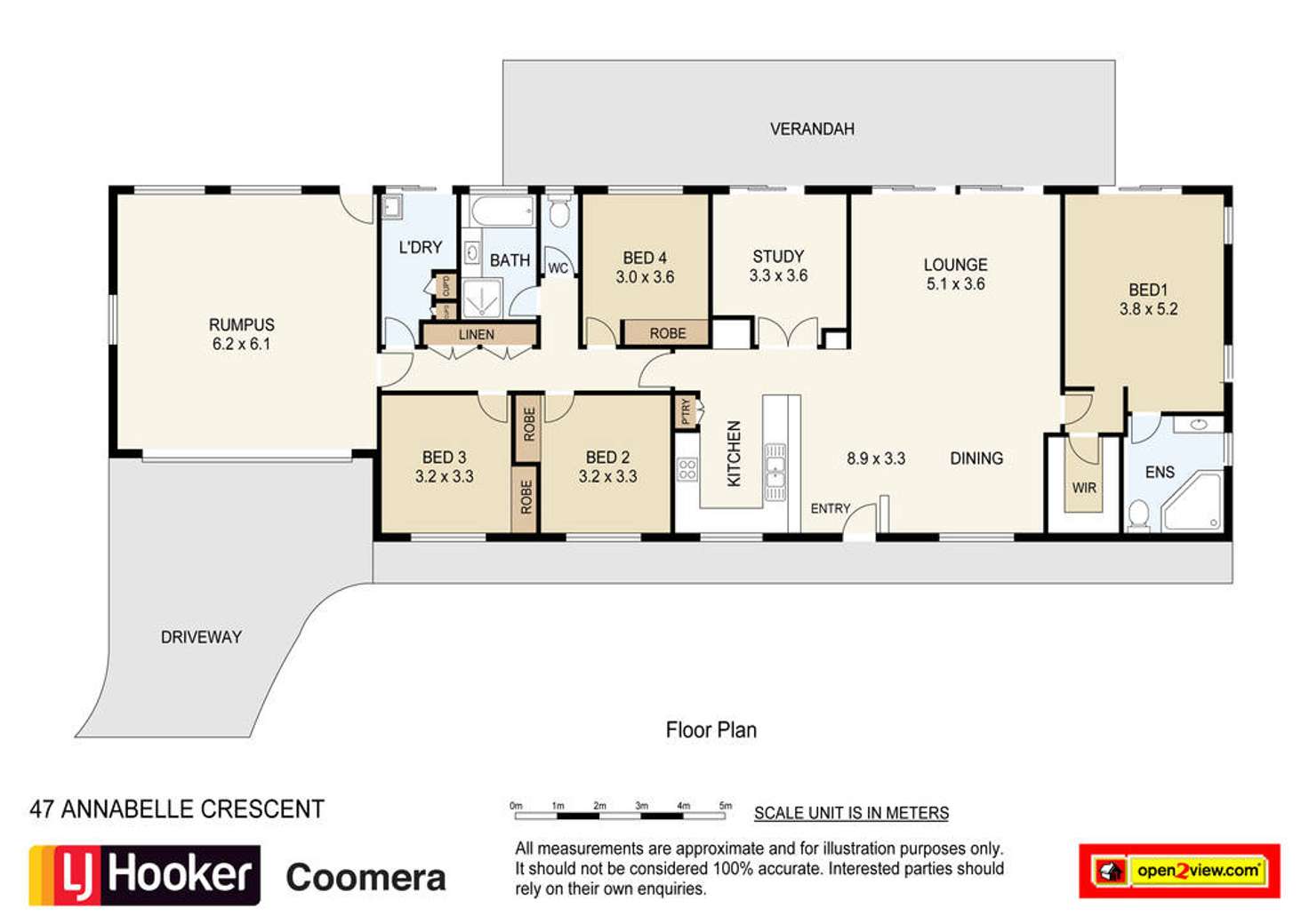 Floorplan of Homely house listing, 47 Annabelle Crescent, Upper Coomera QLD 4209