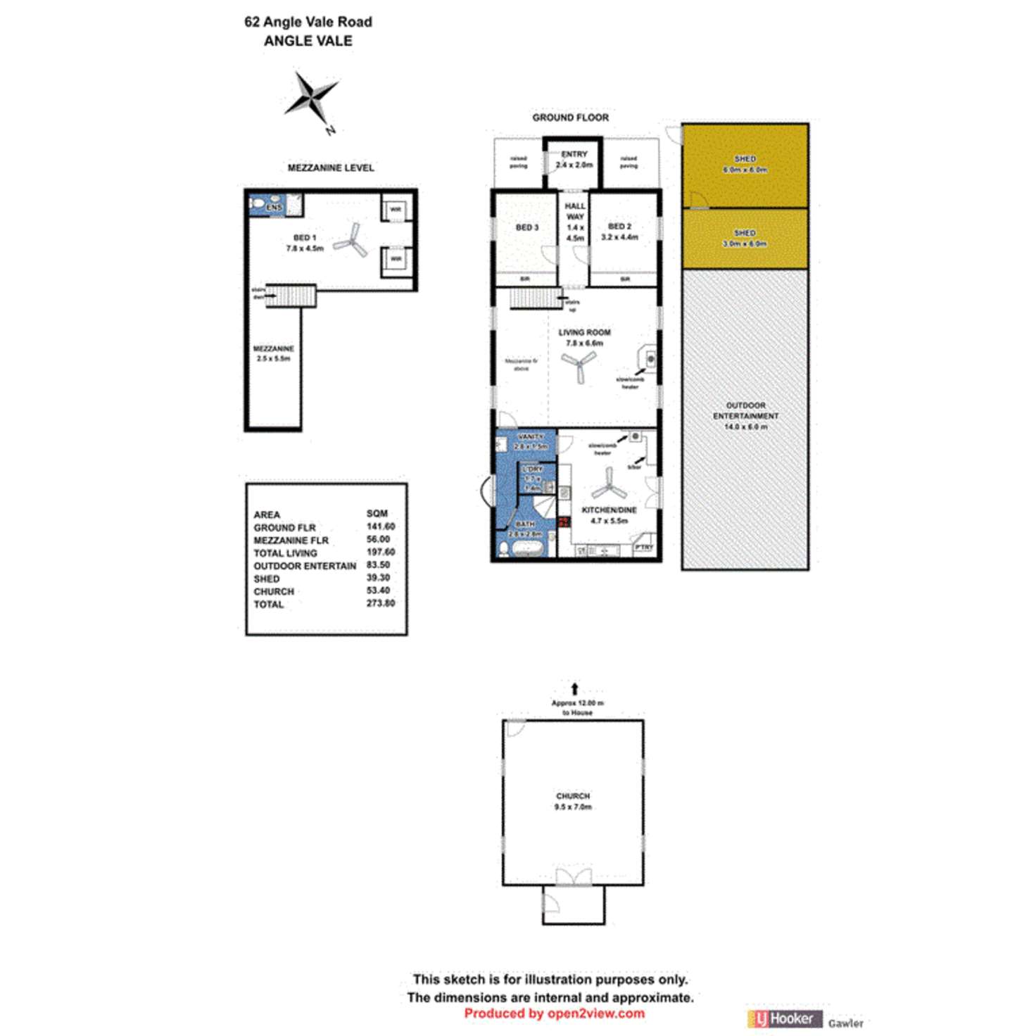 Floorplan of Homely house listing, 62 Angle Vale Road, Angle Vale SA 5117