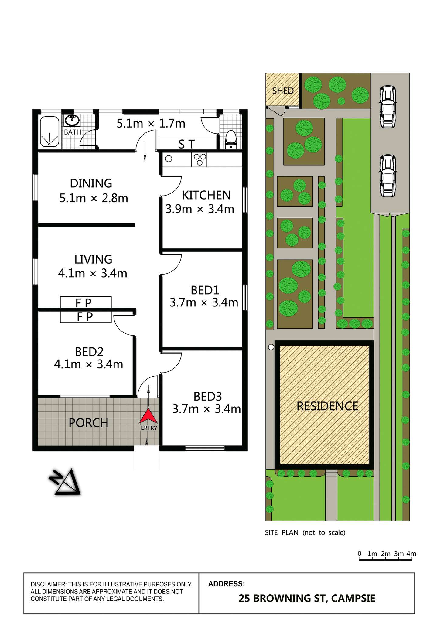 Floorplan of Homely house listing, 25 Browning Street, Campsie NSW 2194