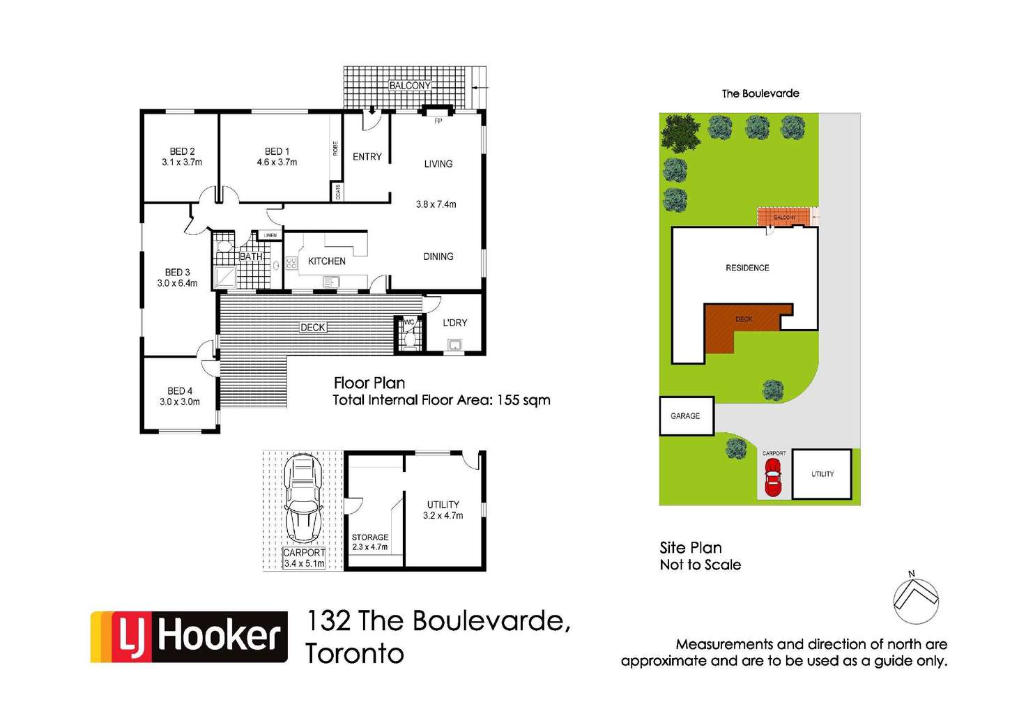 Floorplan of Homely house listing, 132 The Boulevarde, Toronto NSW 2283