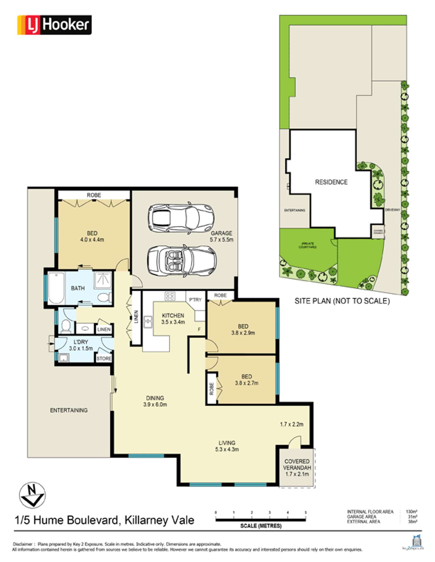 Floorplan of Homely house listing, 1/5 Hume Boulevard, Killarney Vale NSW 2261