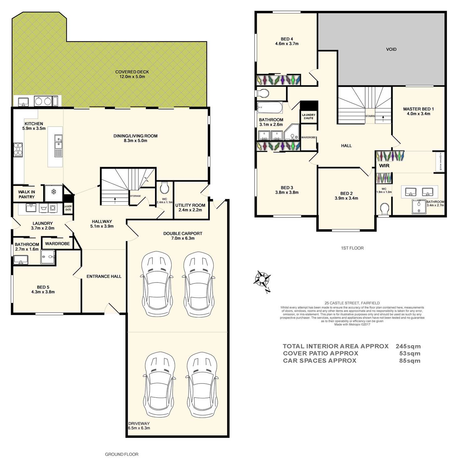 Floorplan of Homely house listing, 25 Castle Street, Fairfield QLD 4103