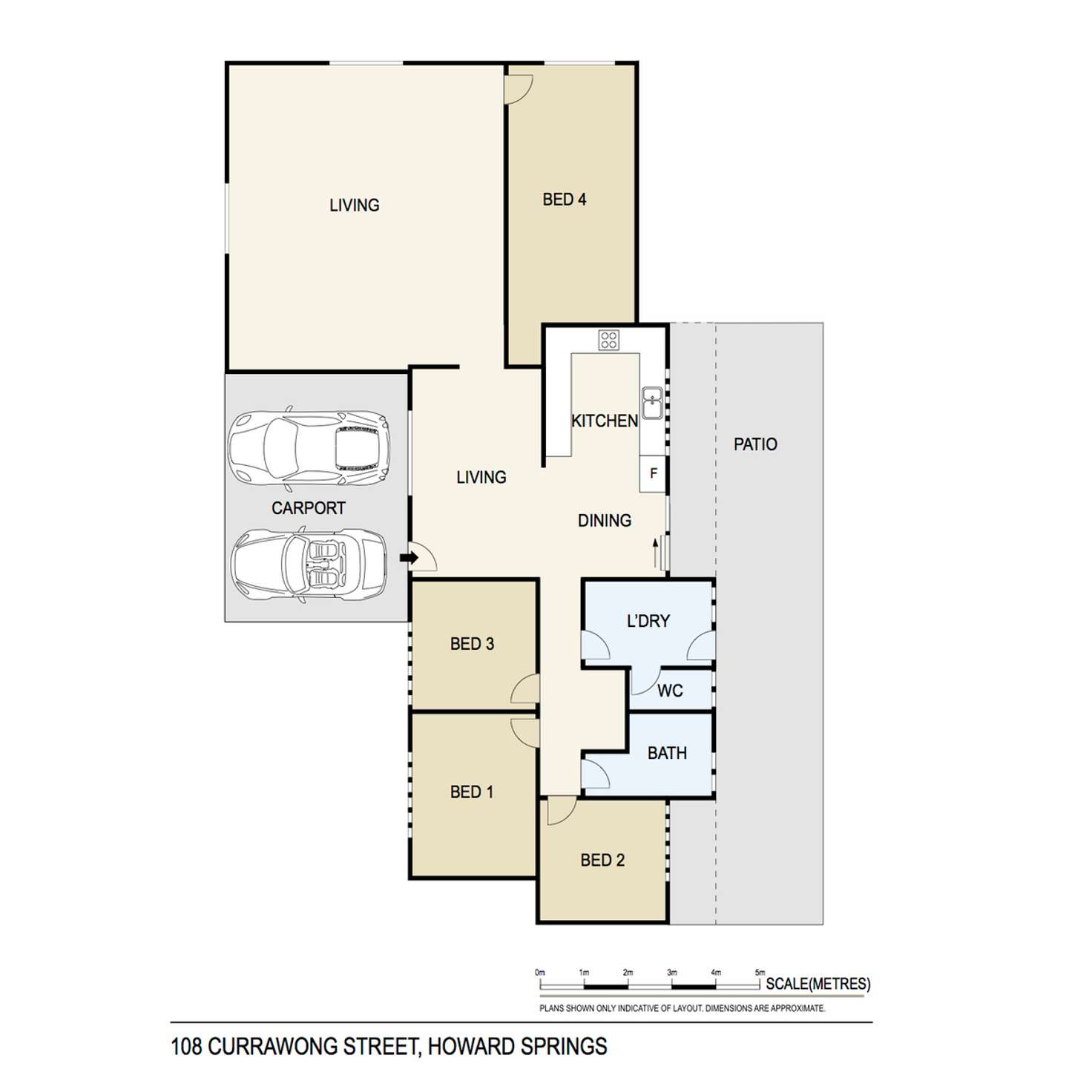 Floorplan of Homely house listing, 108 Currawong Drive, Howard Springs NT 835