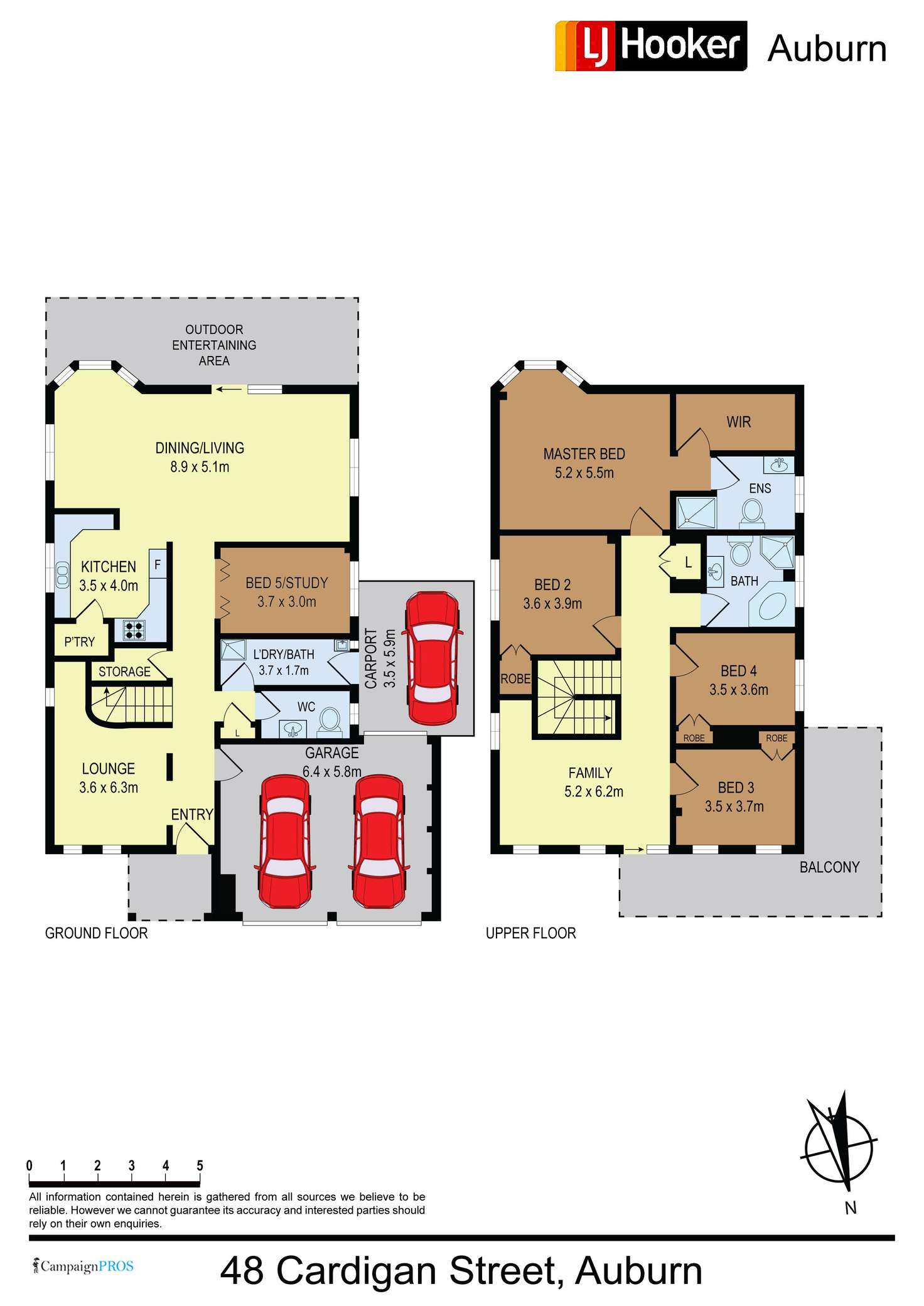 Floorplan of Homely house listing, 48 Cardigan St, Auburn NSW 2144