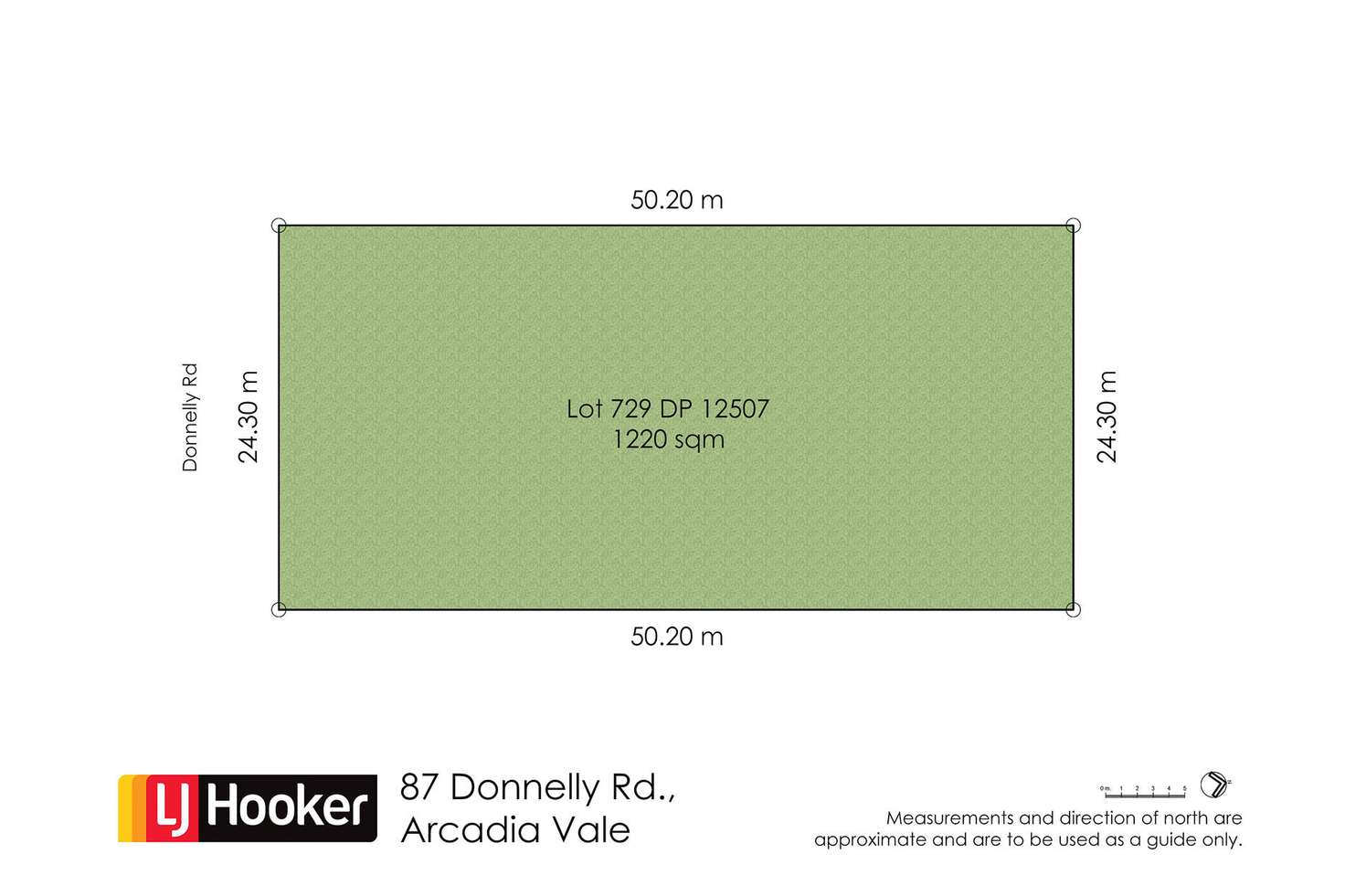 Floorplan of Homely residentialLand listing, 87 Donnelly Road, Arcadia Vale NSW 2283