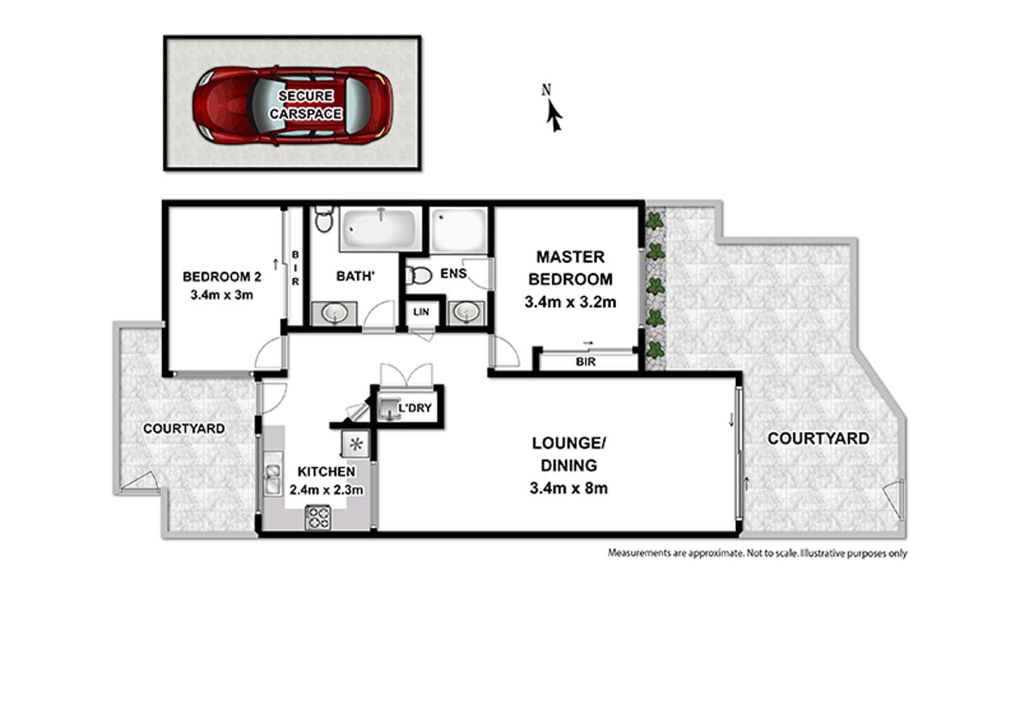 Floorplan of Homely unit listing, 1/36-38 Old Barrenjoey Road, Avalon Beach NSW 2107