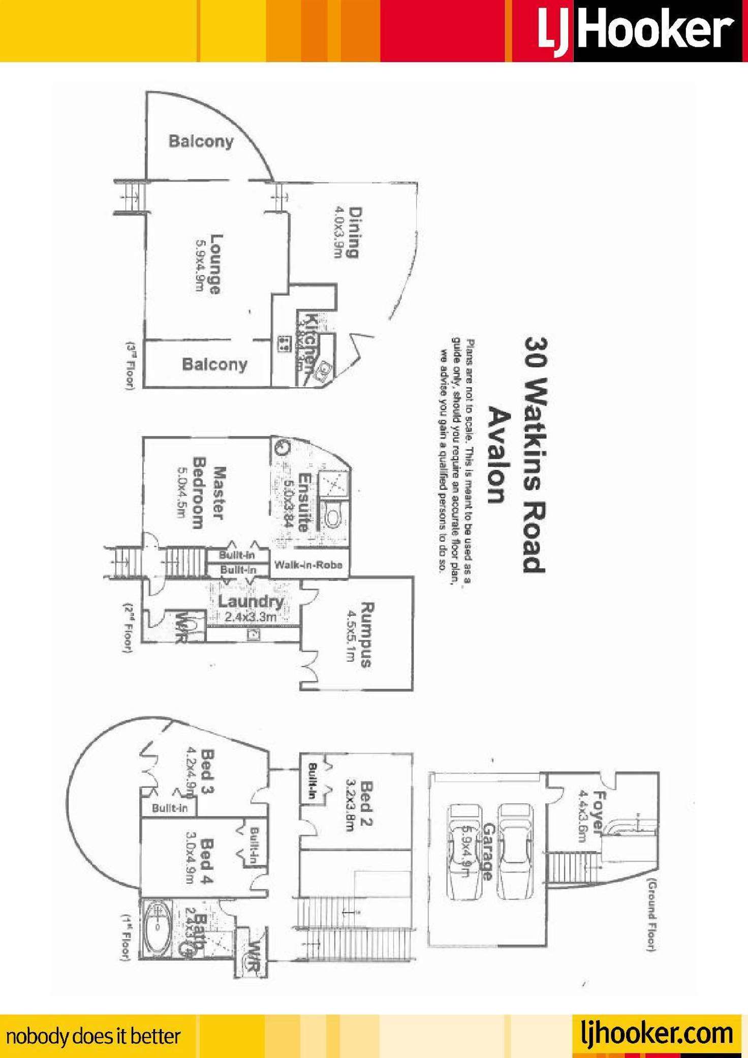 Floorplan of Homely house listing, 30 Watkins Road, Avalon Beach NSW 2107