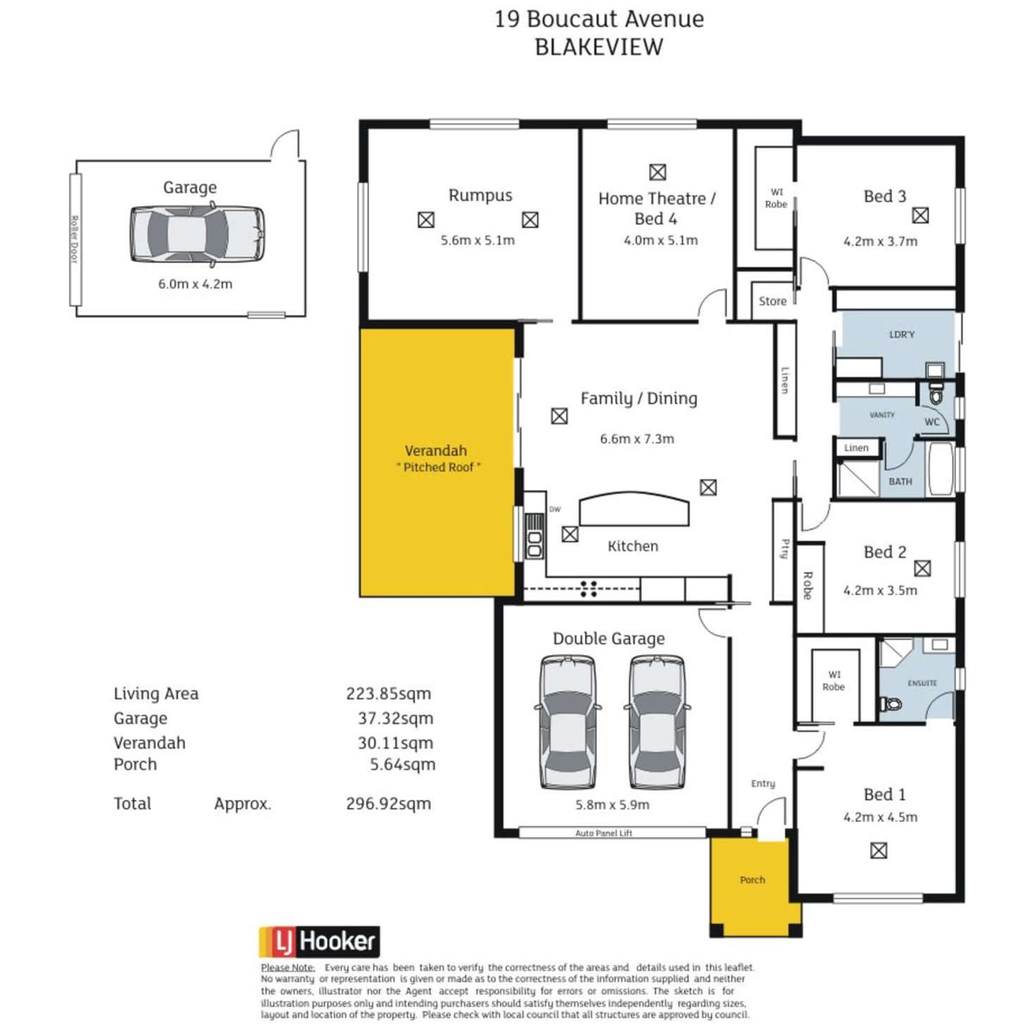 Floorplan of Homely house listing, 19 Boucaut Avenue, Blakeview SA 5114