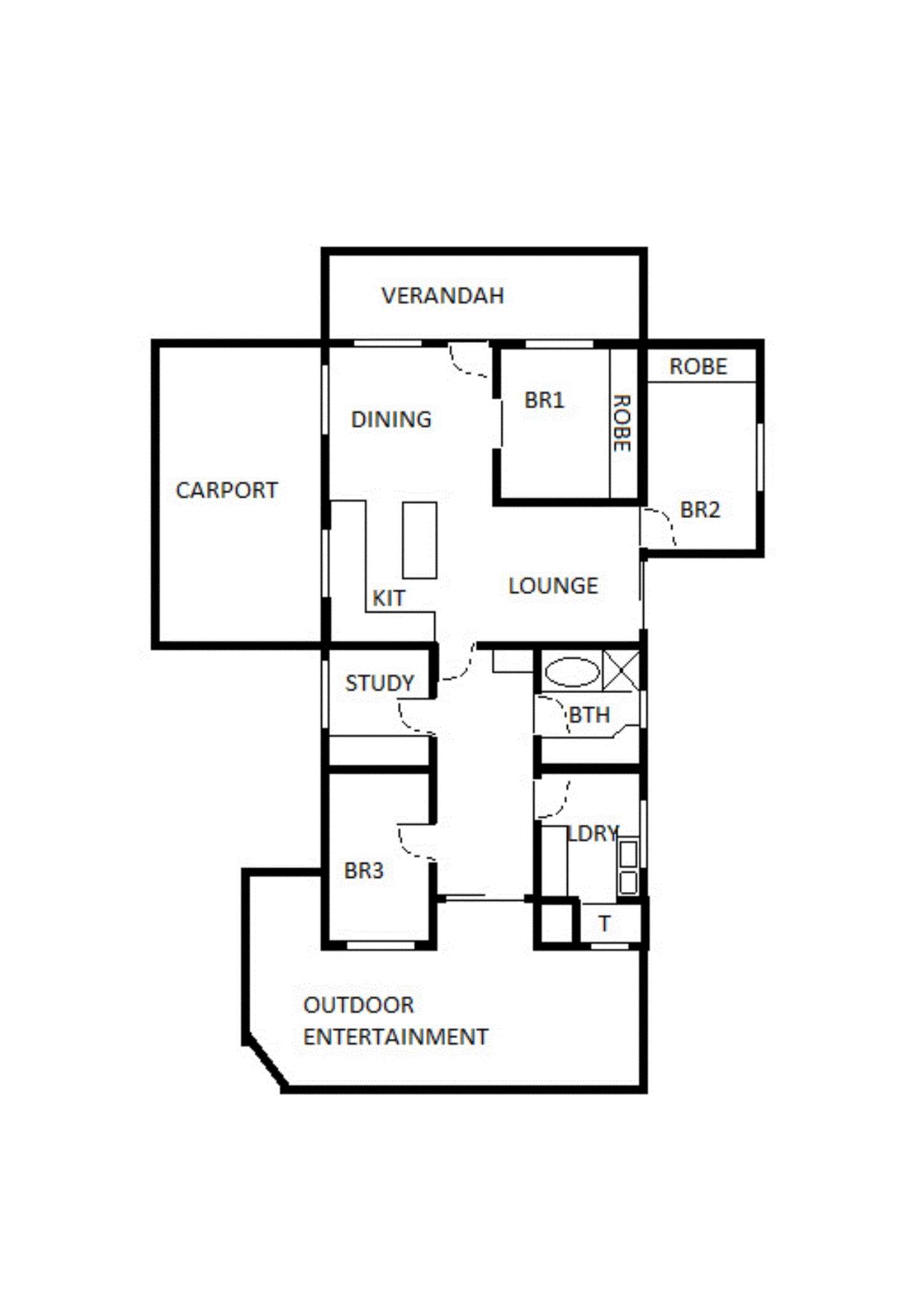 Floorplan of Homely house listing, 81 Tooravale Road, Berri SA 5343