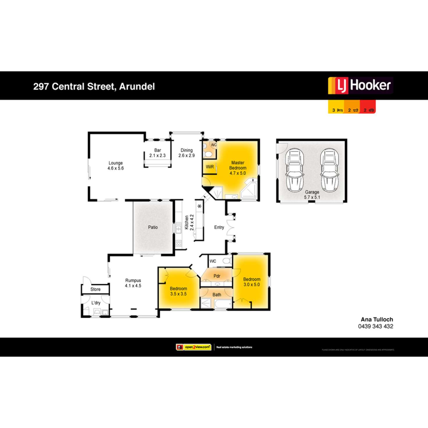 Floorplan of Homely house listing, 297 Central Street, Arundel QLD 4214