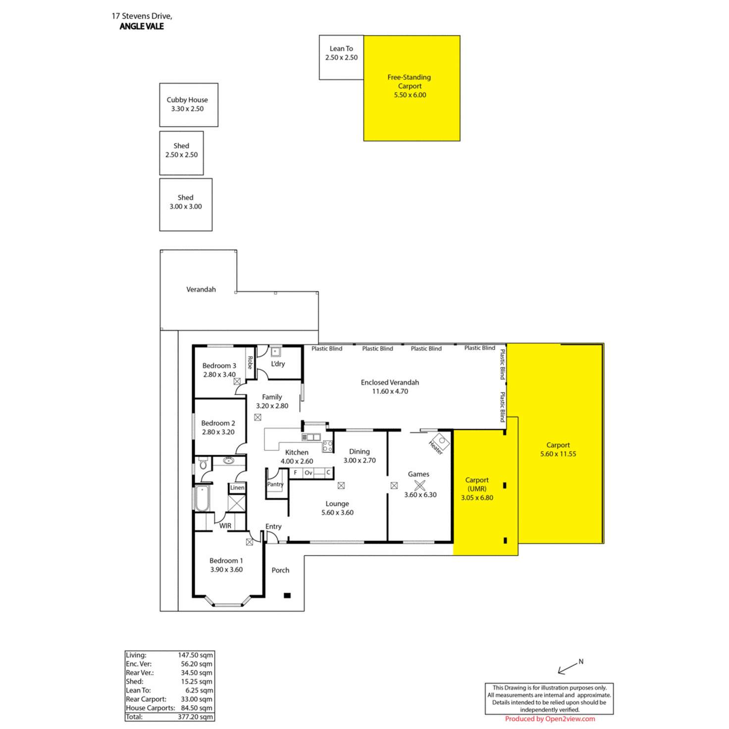 Floorplan of Homely house listing, 17 Stevens Drive, Angle Vale SA 5117