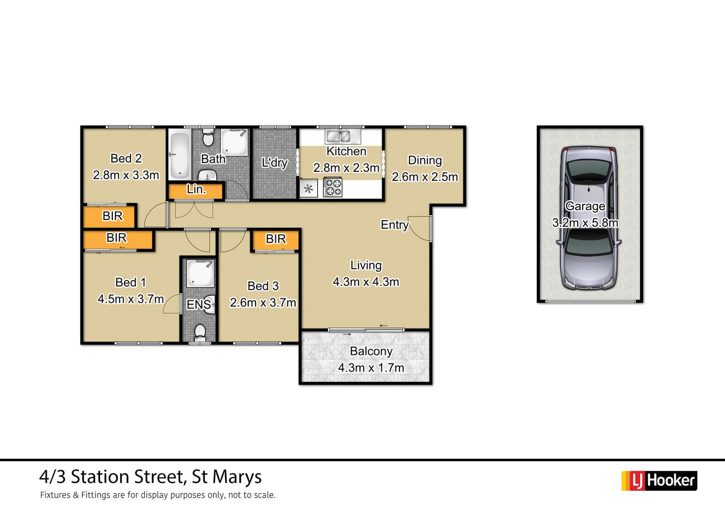 Floorplan of Homely unit listing, 4/3 Station Street, St Marys NSW 2760