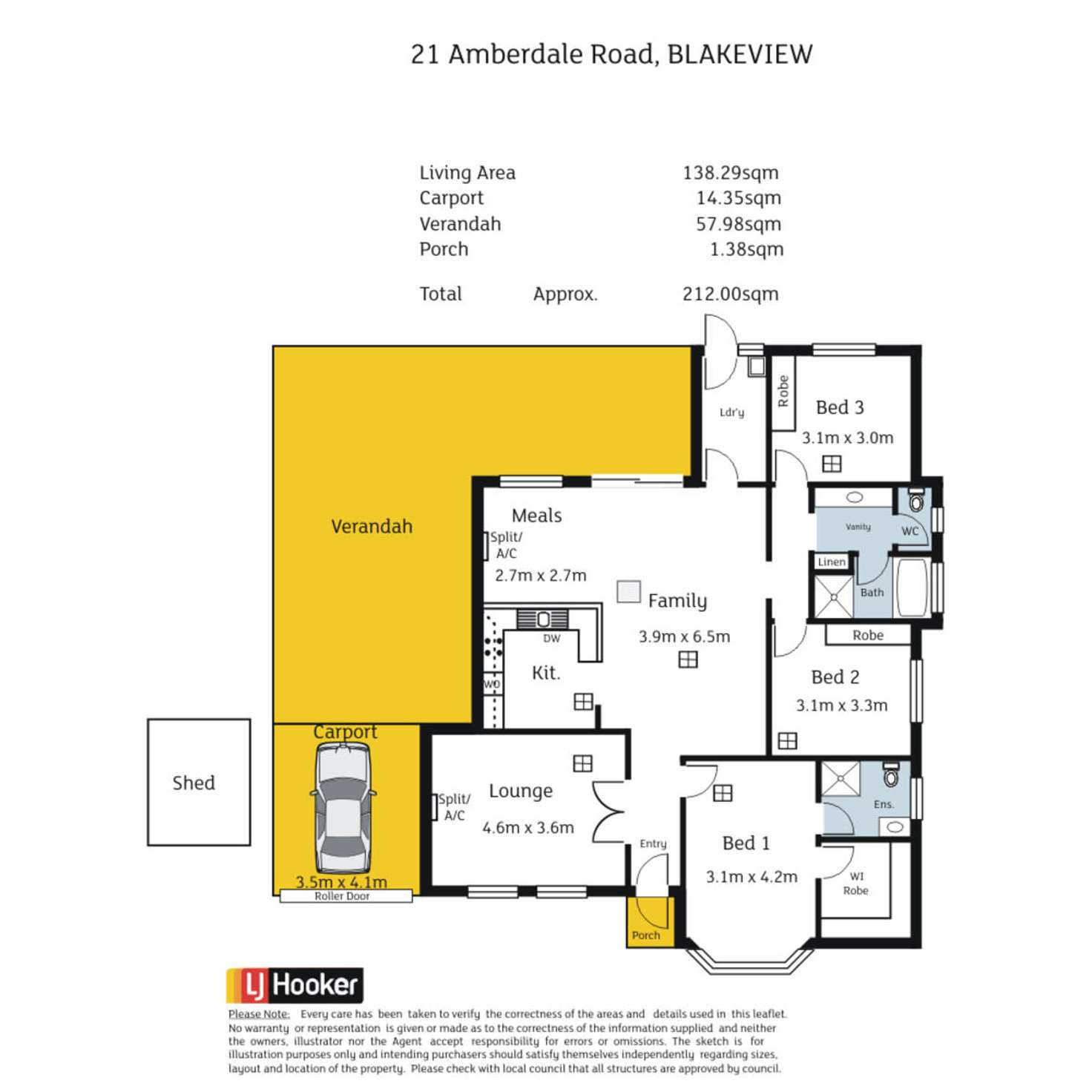Floorplan of Homely house listing, 21 Amberdale Road, Blakeview SA 5114