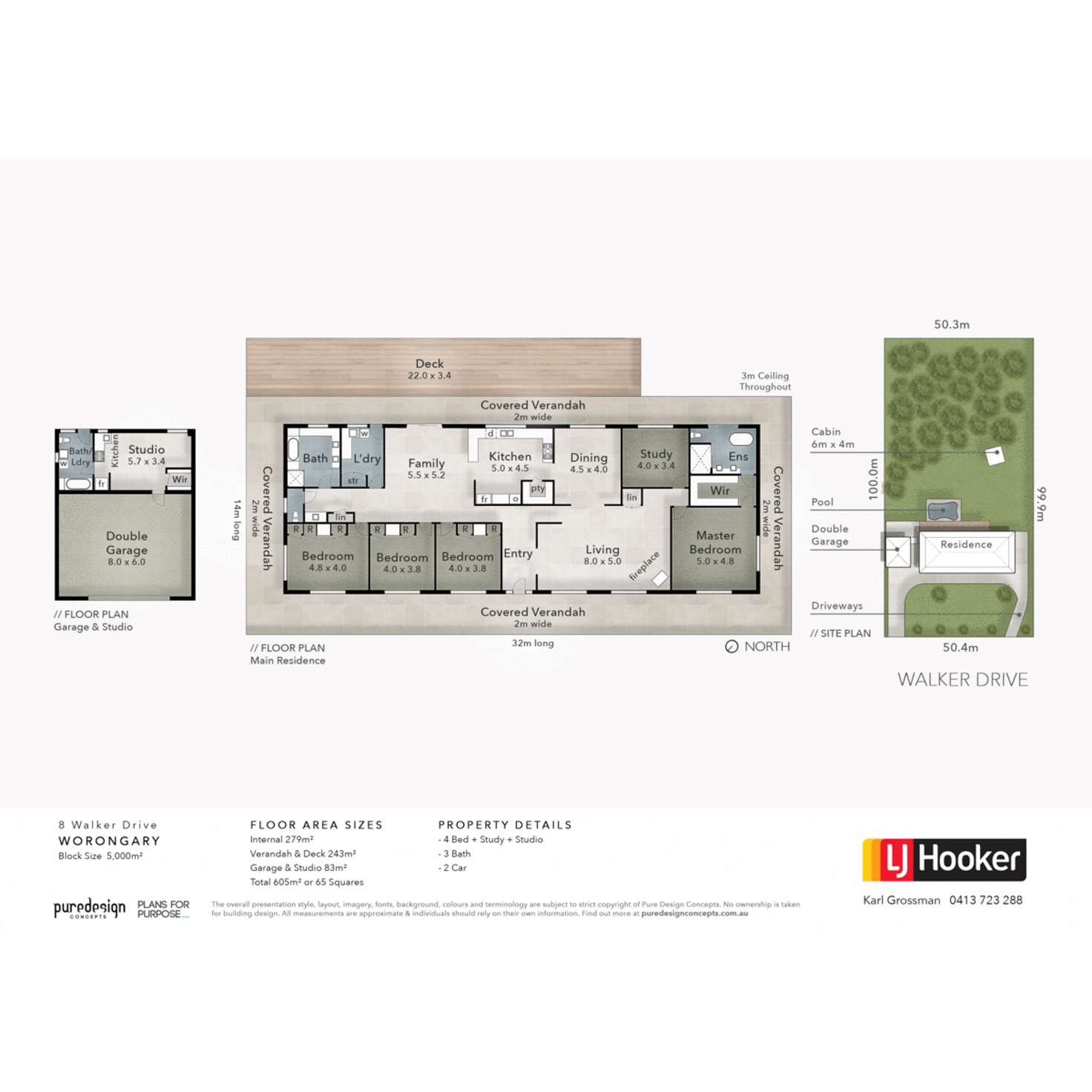 Floorplan of Homely house listing, 8 Walker Drive, Worongary QLD 4213