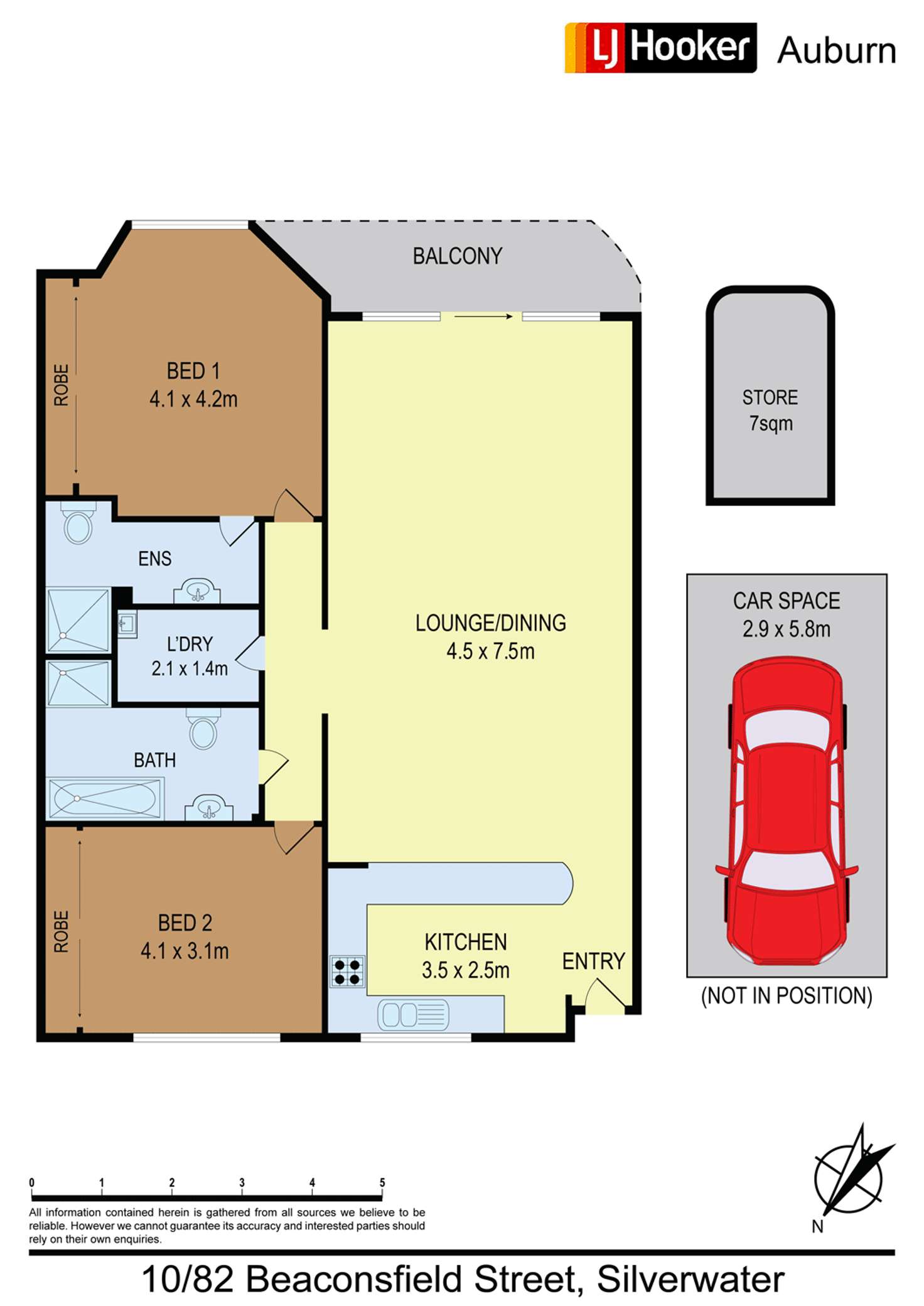 Floorplan of Homely apartment listing, 10/82-84 Beaconsfield St, Silverwater NSW 2128