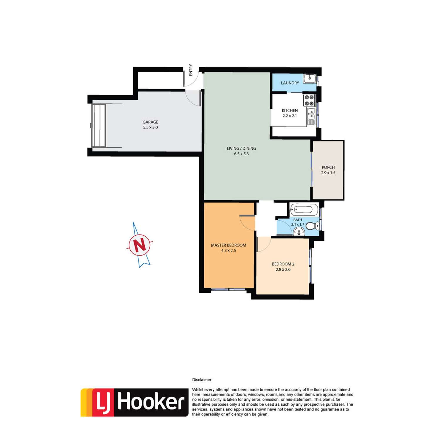 Floorplan of Homely unit listing, 1/34 Luxford Road, Mount Druitt NSW 2770